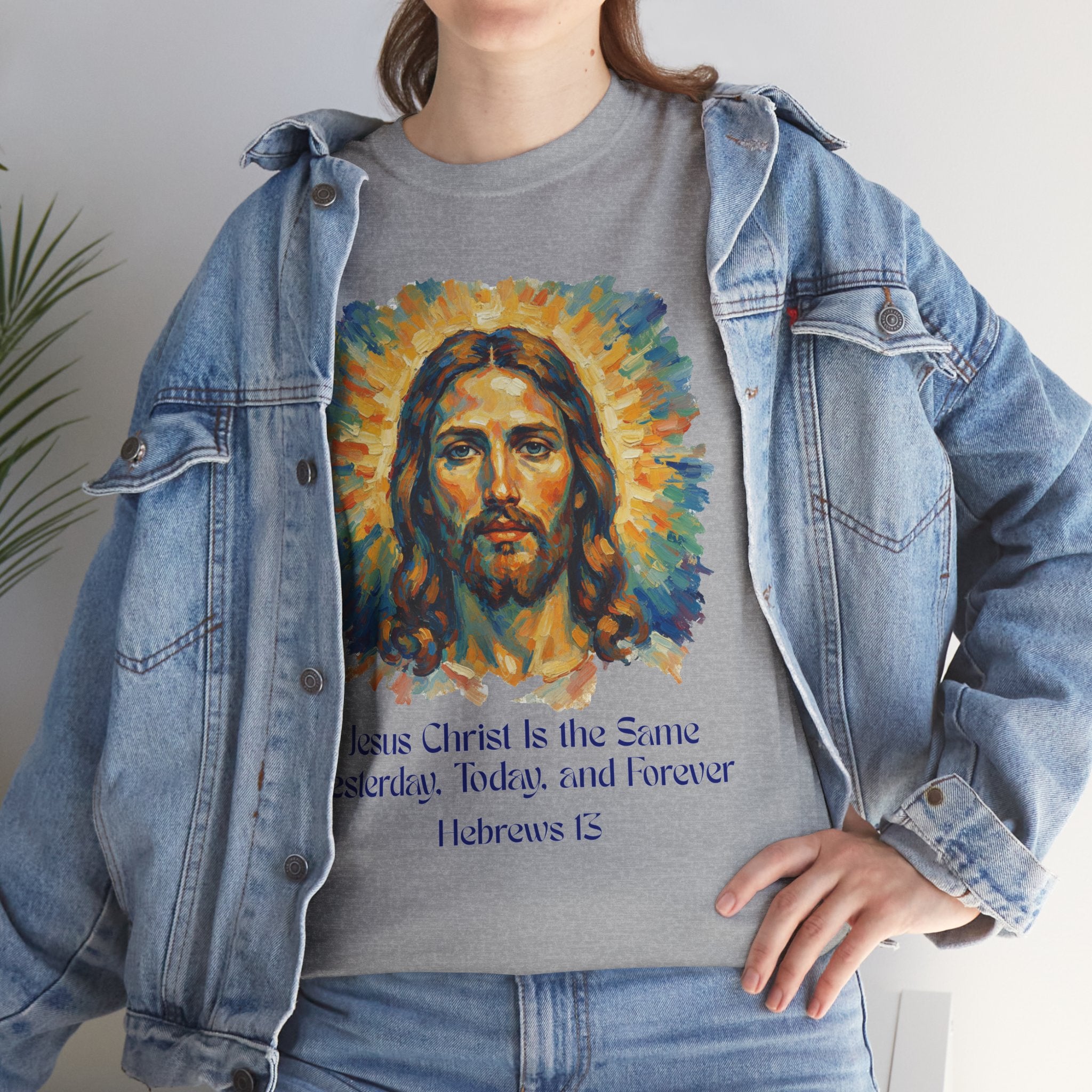 Jesus Portrait – Van Gogh Inspired Style Religious Inspirational Tee - Jesus Christ Design, Faith Shirt, Christian Clothing, Birthday Gift, Everyday Wear