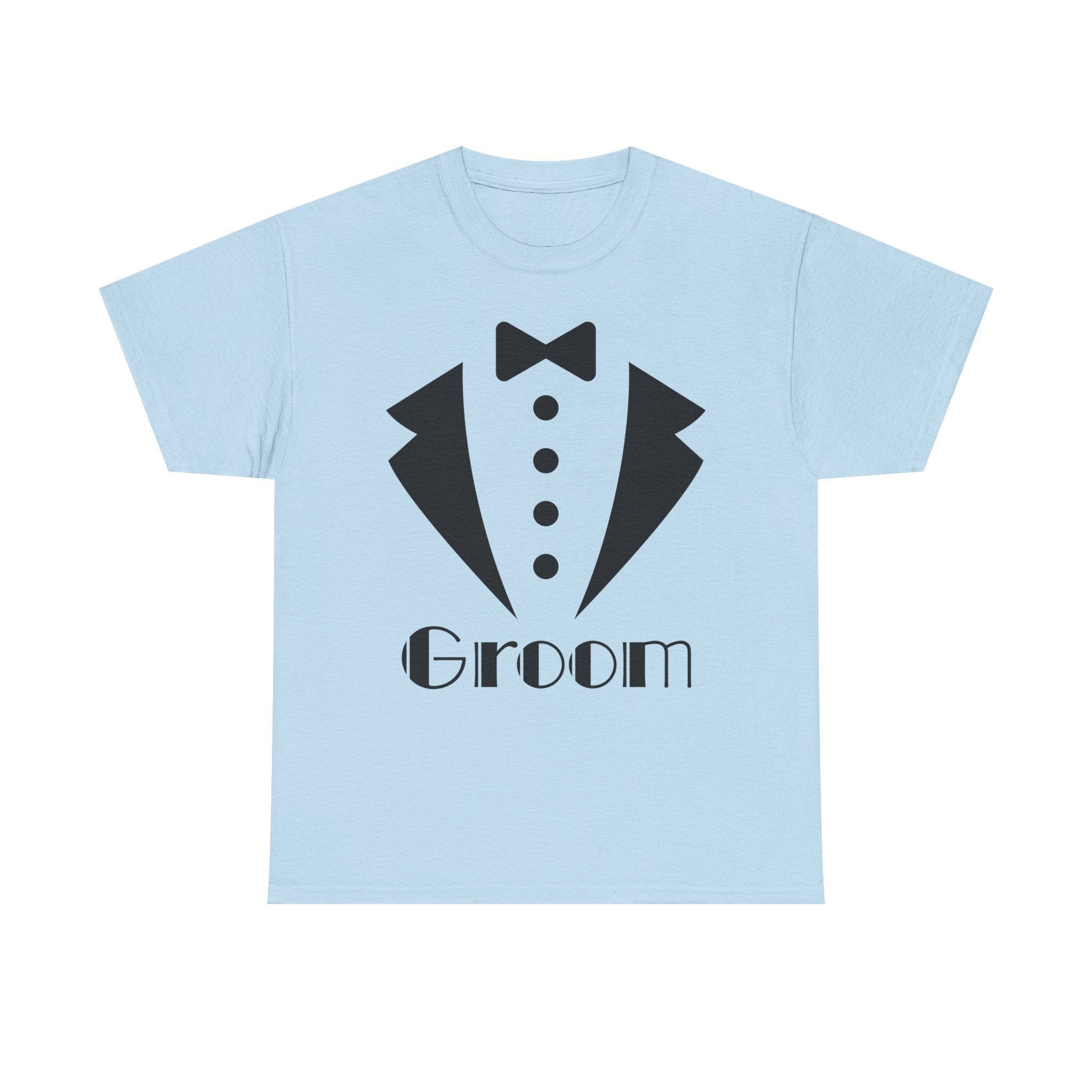 Groom T-Shirt - Unisex Heavy Cotton Tee for Weddings, Bachelor Parties, Groomsmen Gifts, Engagements, Bridal Showers