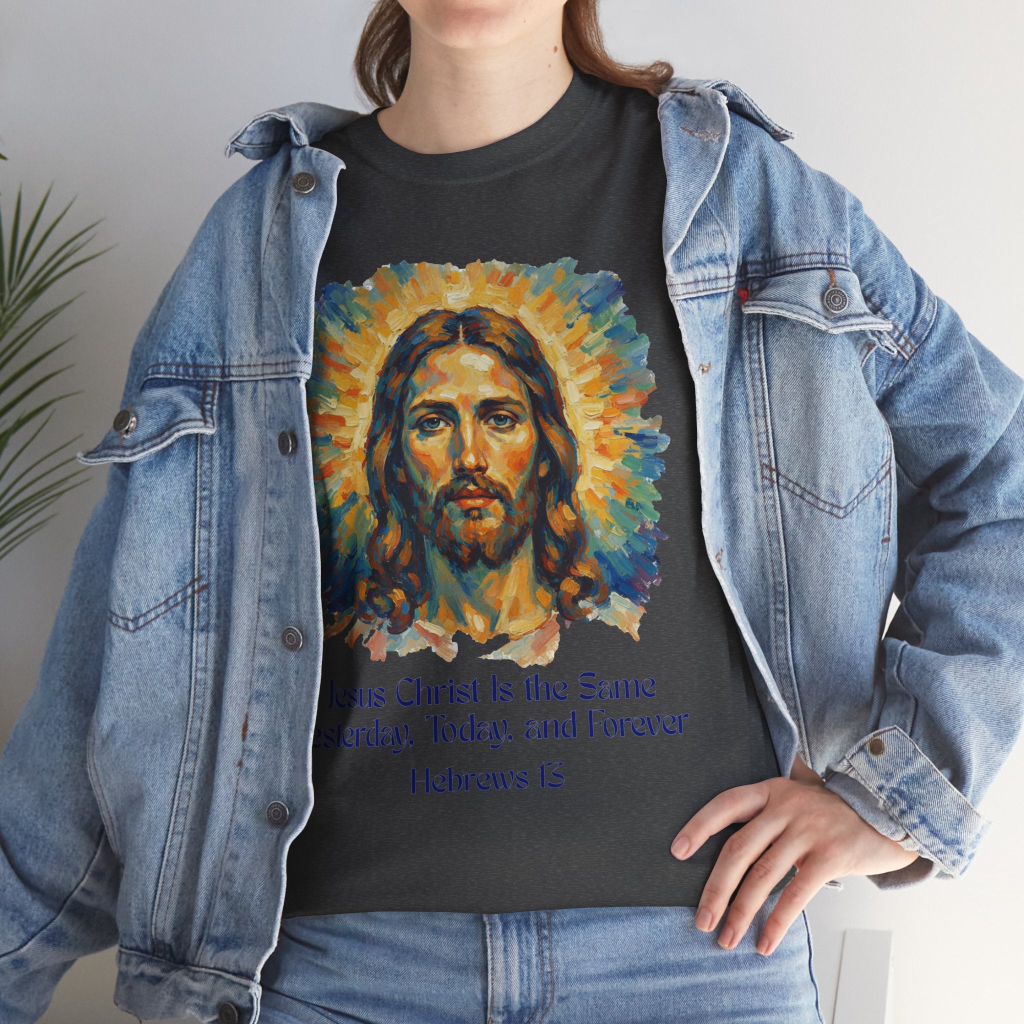 Jesus Portrait – Van Gogh Inspired Style Religious Inspirational Tee - Jesus Christ Design, Faith Shirt, Christian Clothing, Birthday Gift, Everyday Wear