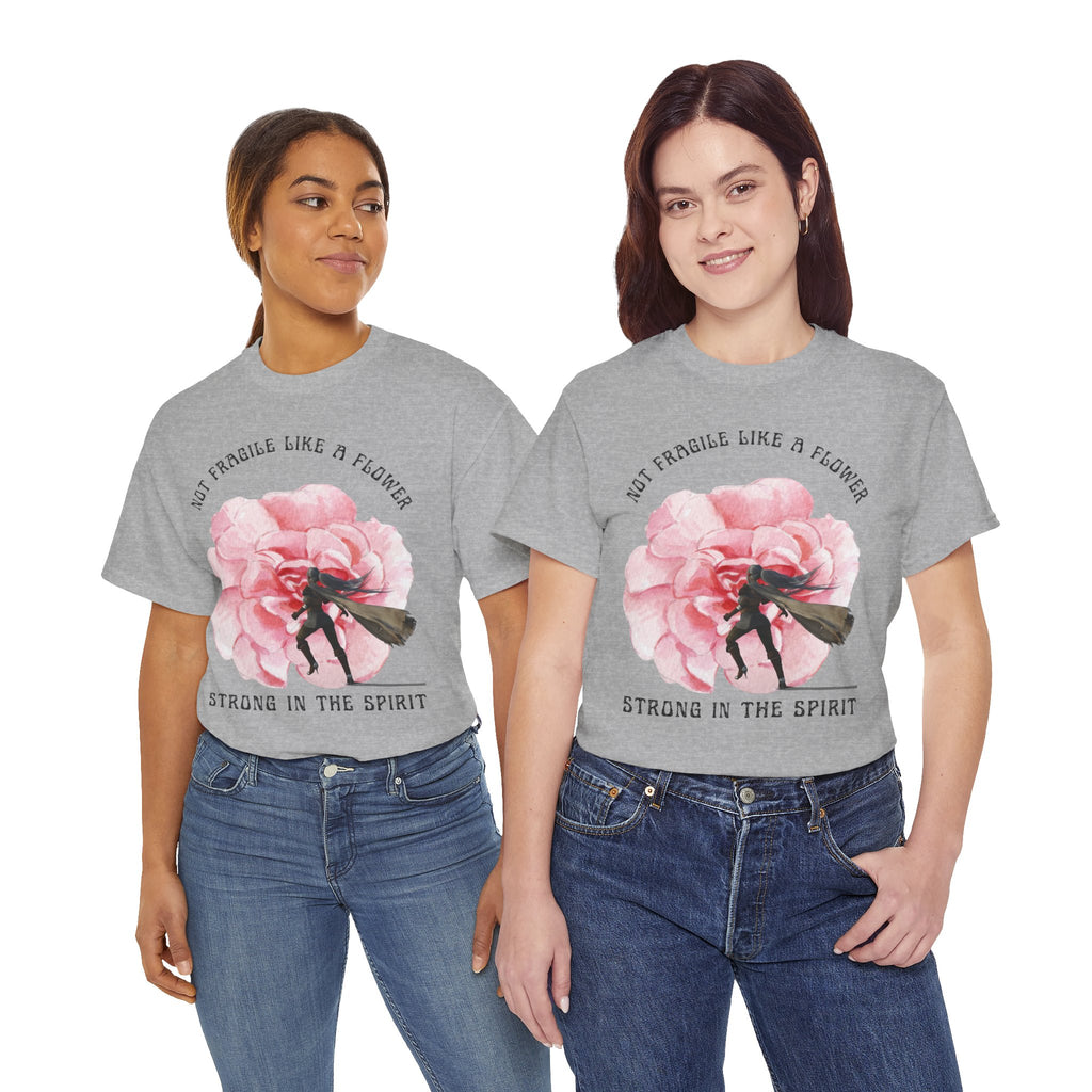 Floral Empowerment Tee, Not Fragile Like a Flower, Strong in the Spirit Shirt, Inspirational Unisex T-Shirt, Gift for Women, [...]