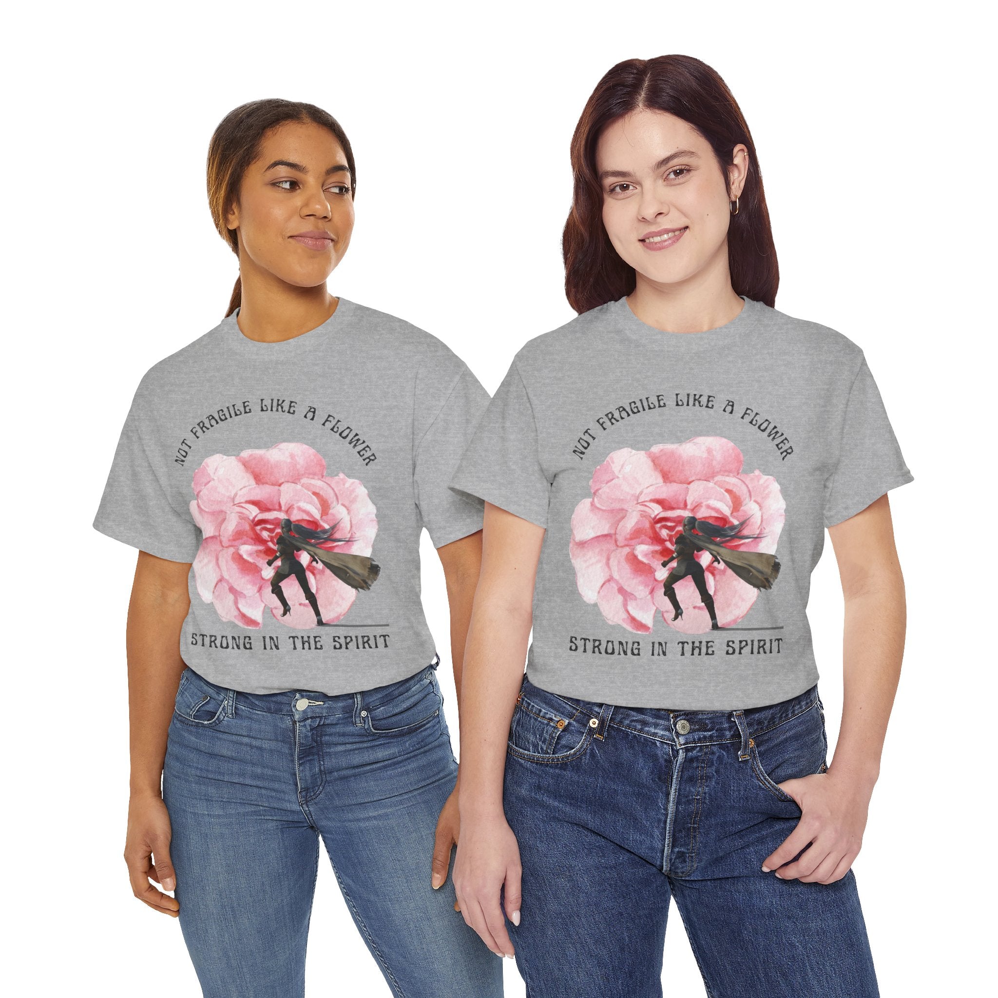 Floral Empowerment Tee, Not Fragile Like a Flower, Strong in the Spirit Shirt, Inspirational Unisex T-Shirt, Gift for Women, [...]