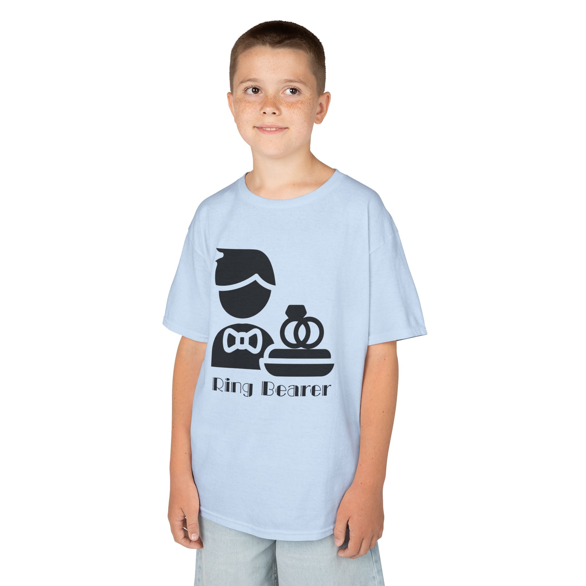 Kids Ring Bearer Tee - Perfect for Weddings, Flower Girl Outfits, Cute Kid’s Apparel, Wedding Party Shirts, Kids Event T-Shirt