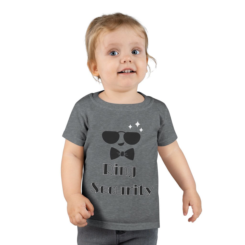 Toddler Security T-Shirt, Funny Toddler Tee, Kids Birthday Gift, Toddler Outfit, Baby Shower Gift, Little Ring Bearer Shirt
