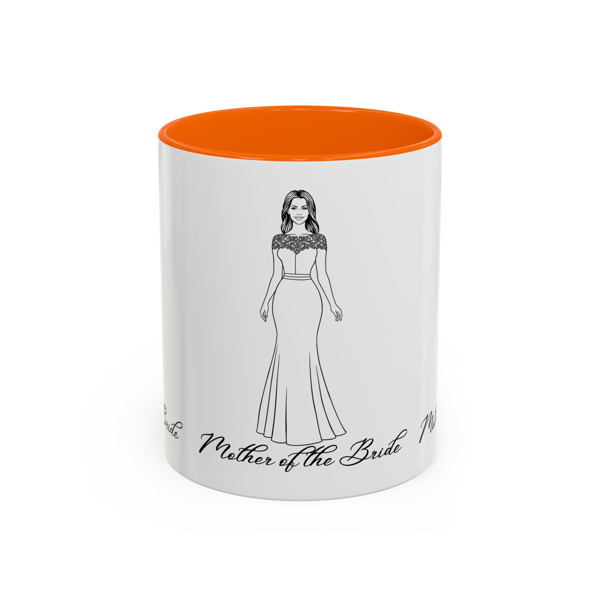 The Mother of the Bride- Accent Coffee Mug (11, 15oz)