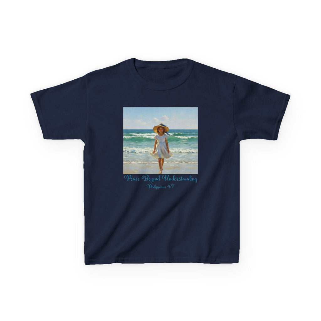 Whimsical Beach Fun Kids Tee, Summer Shirt, Beach Day Tee, Vacation Outfit, Cute Kids Clothing