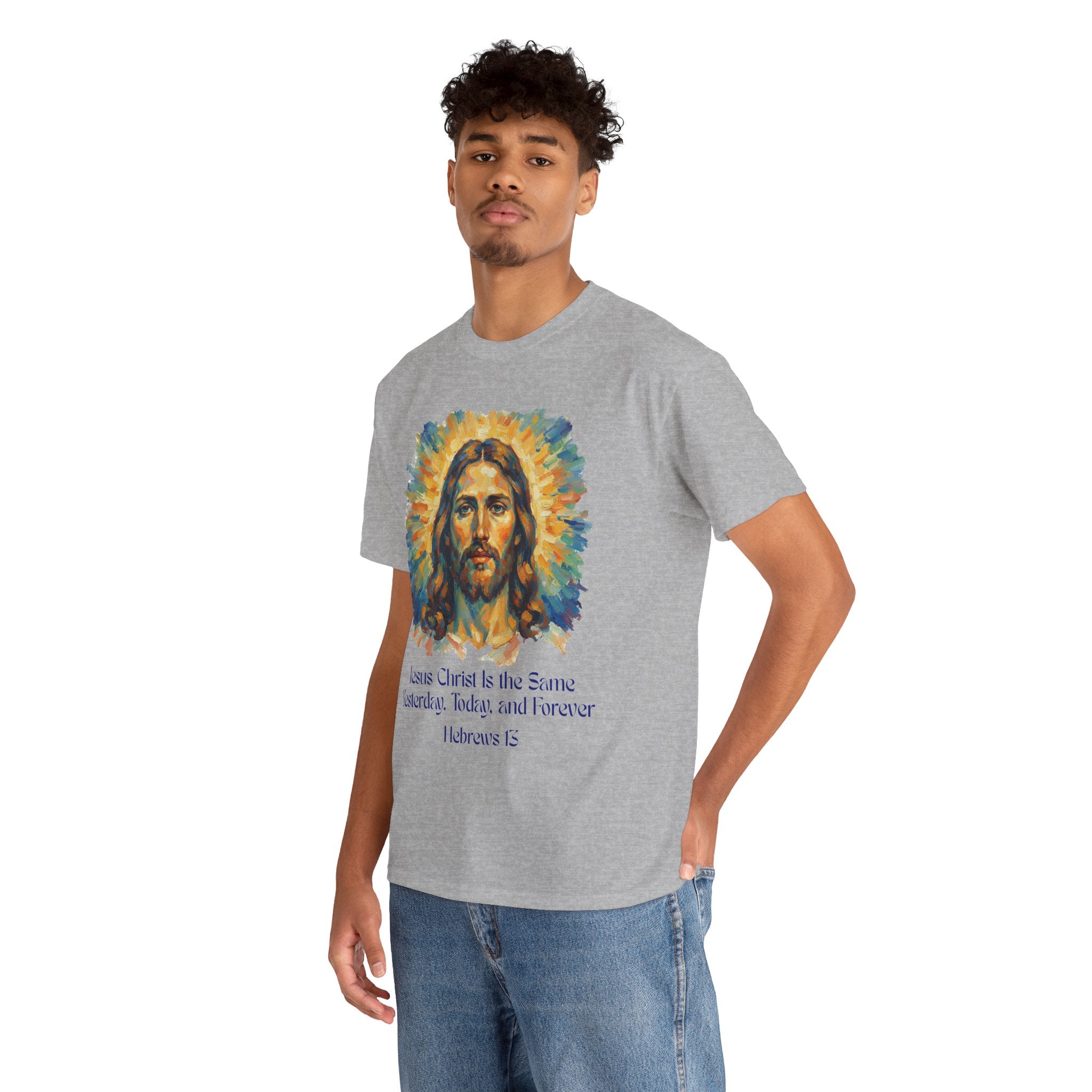 Jesus Portrait – Van Gogh Inspired Style Religious Inspirational Tee - Jesus Christ Design, Faith Shirt, Christian Clothing, Birthday Gift, Everyday Wear