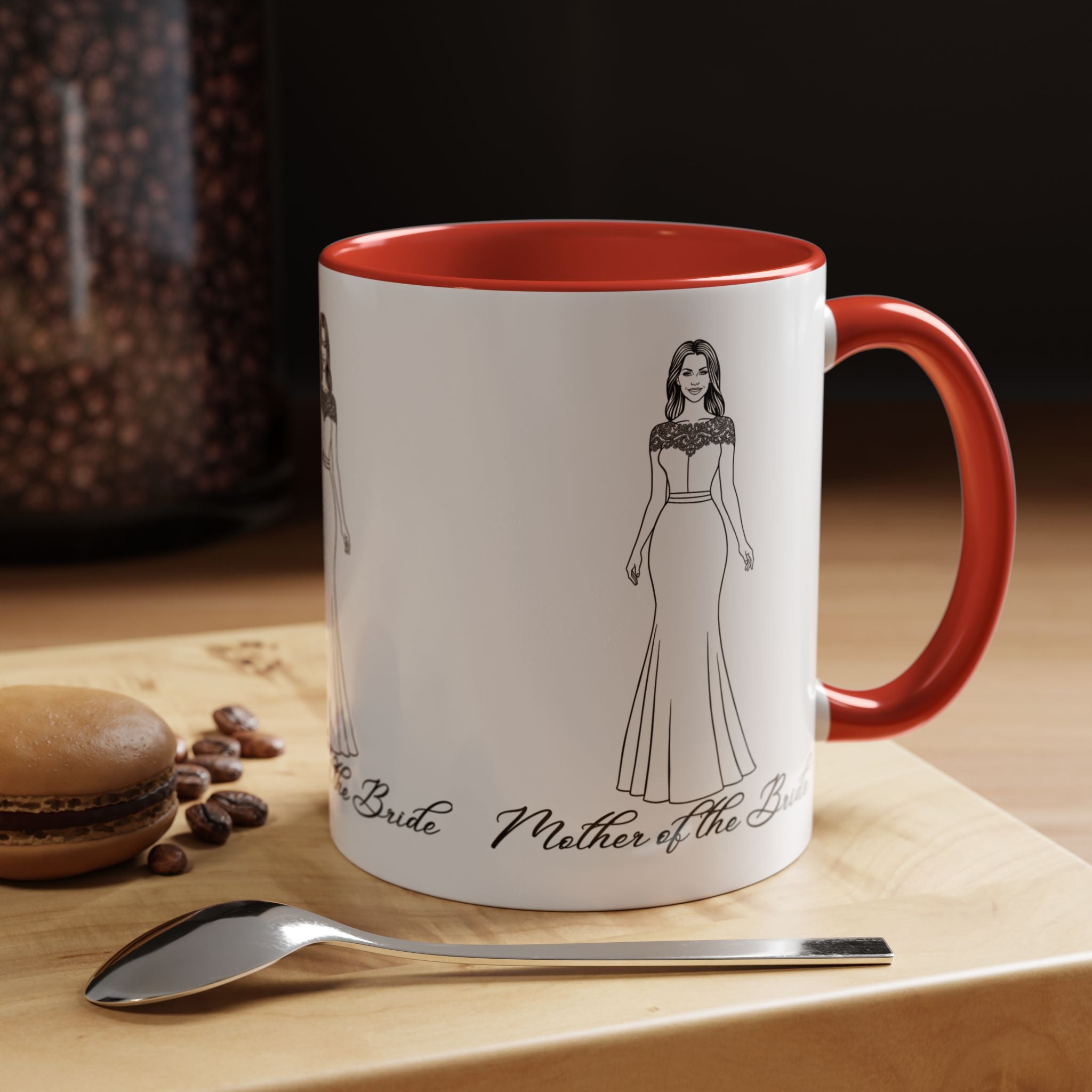 The Mother of the Bride- Accent Coffee Mug (11, 15oz)