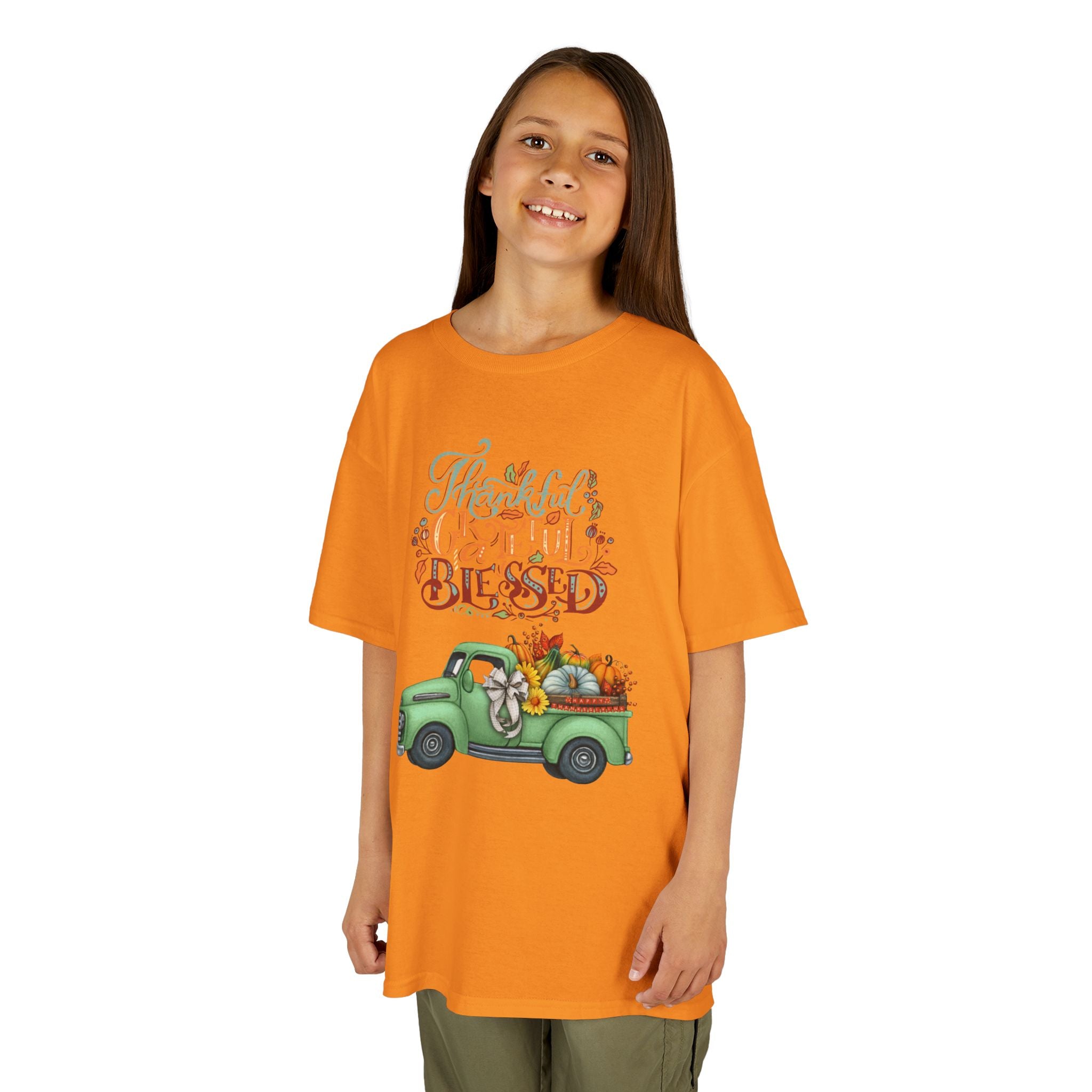 Blessed Fall Kids Tee, Adorable Autumn Shirt, Cute Harvest T-Shirt, Thanksgiving Gift for Kids, Comfy Cotton Youth Apparel