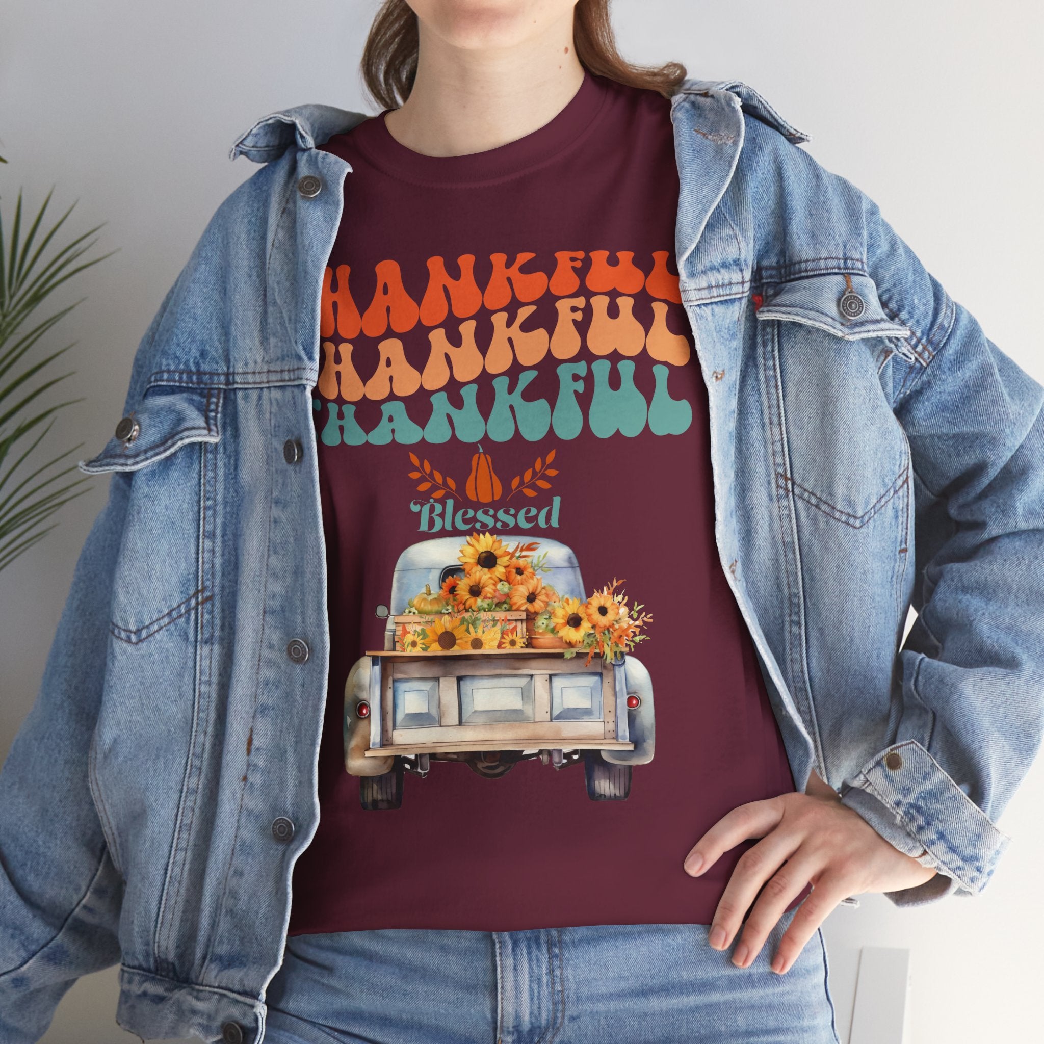 Thankful Vibes Unisex Tee - Perfect for Thanksgiving, Gratitude, Casual Wear, Gifts, Summer Days