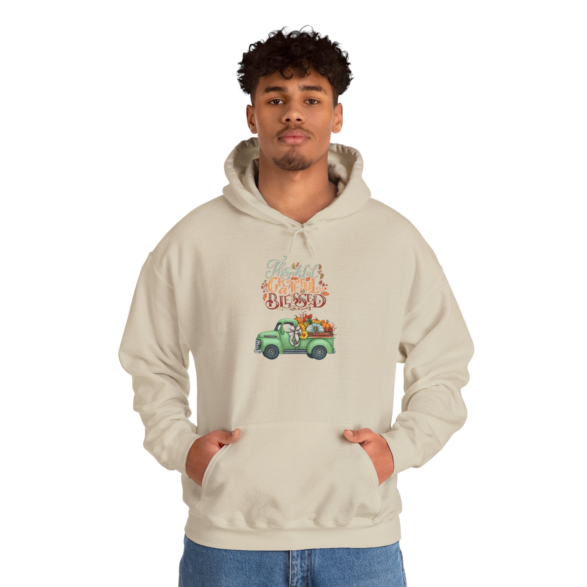 Festive Truck Sweatshirt - Cozy Holiday Hoodie, Winter Gift, Christmas Apparel, Unisex Clothing, Seasonal Fashion
