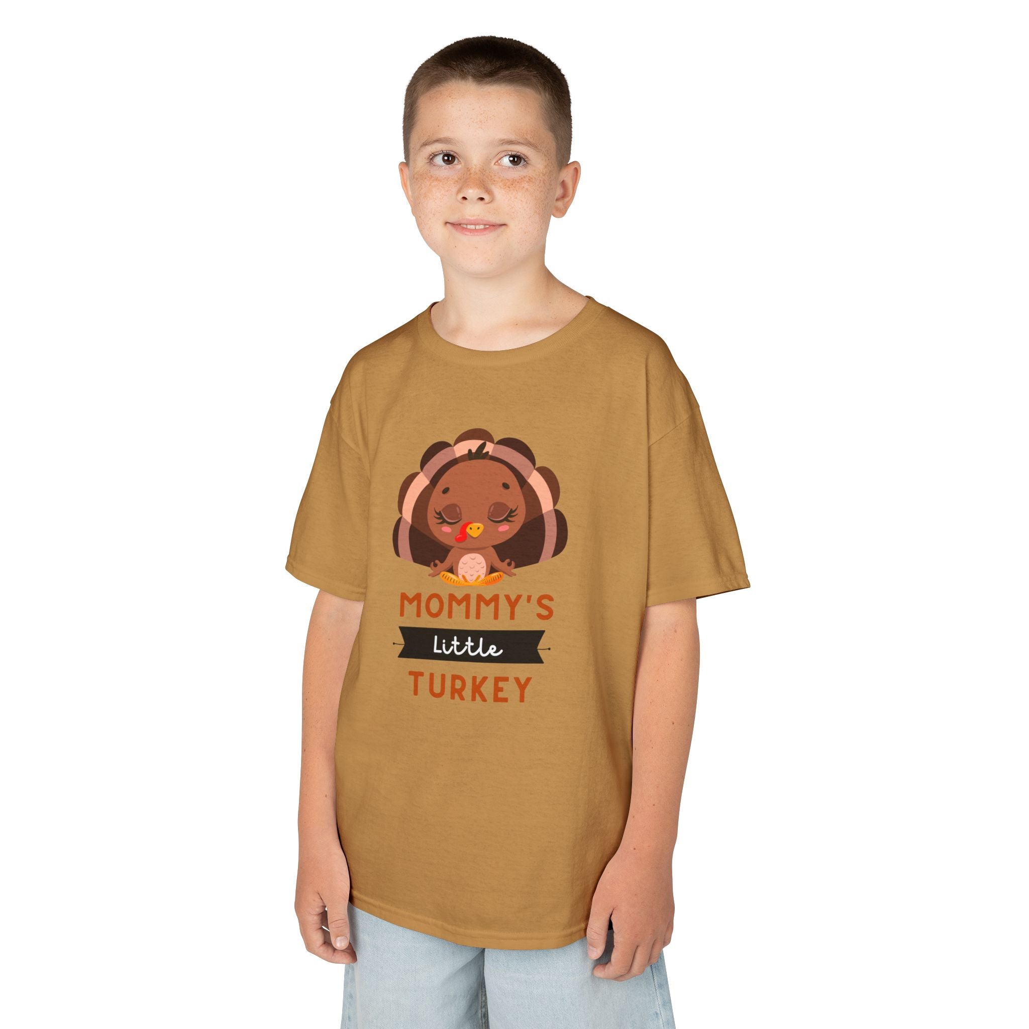 Kids Thanksgiving Tee, Mommy's Little Turkey Shirt, Fall Holiday Outfit, Thanksgiving Gift, Adorable Kids Fashion
