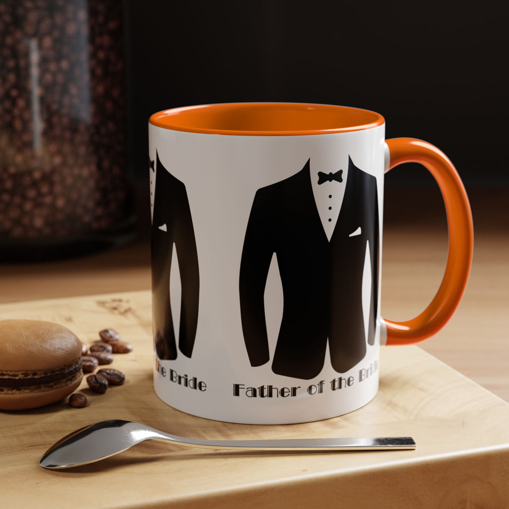 Father of the Bride Mug  11, 15oz| Wedding Day Gift | Elegant Keepsake for Dad