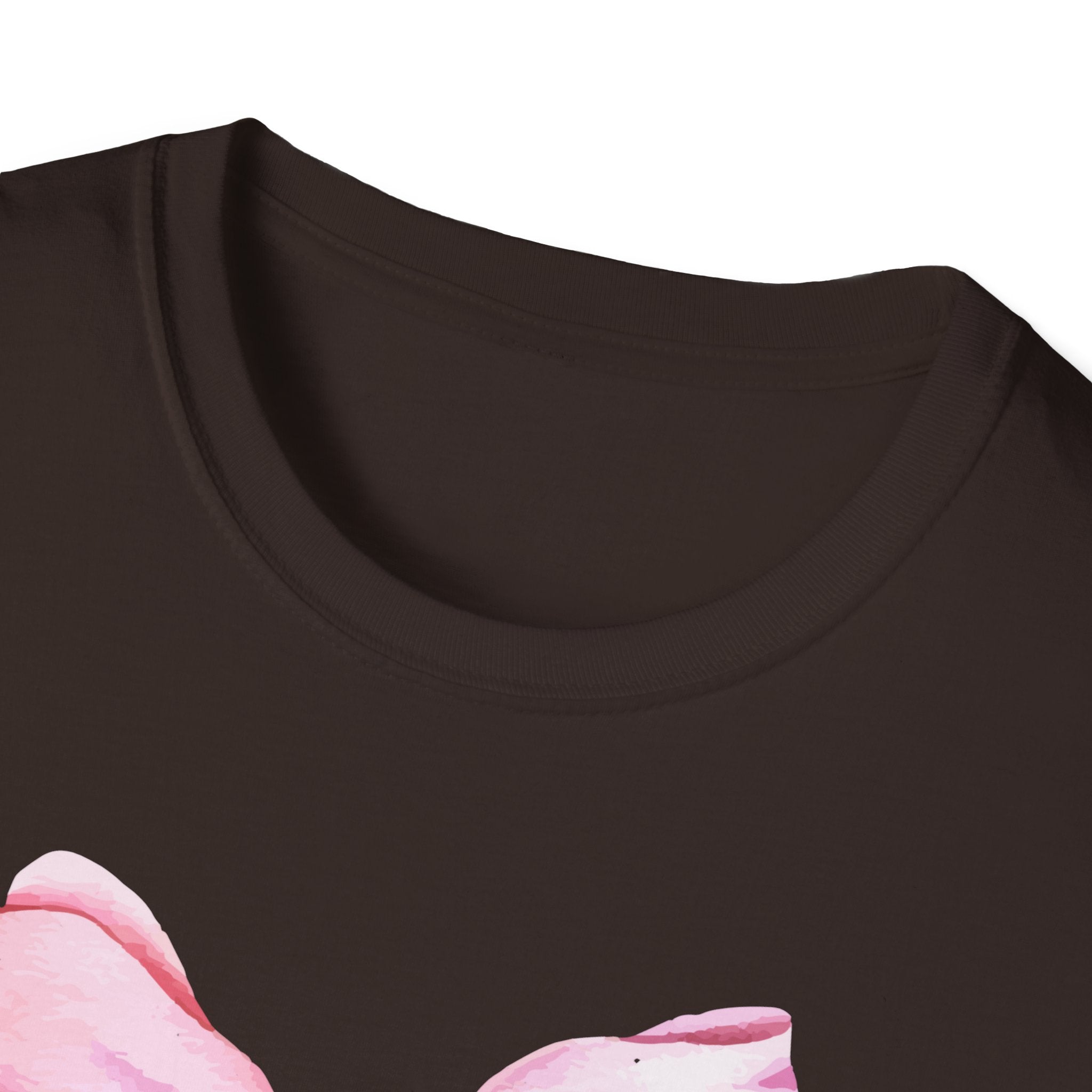 Thankful & Grateful Bow T-Shirt, Unisex Softstyle Tee, Thanksgiving Gift, Fall Apparel, Cute Casual Wear, Gratitude Shirt