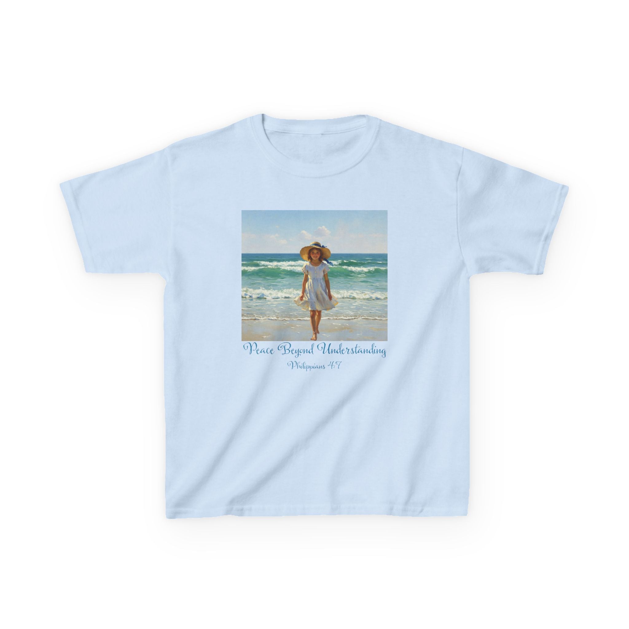 Whimsical Beach Fun Kids Tee, Summer Shirt, Beach Day Tee, Vacation Outfit, Cute Kids Clothing
