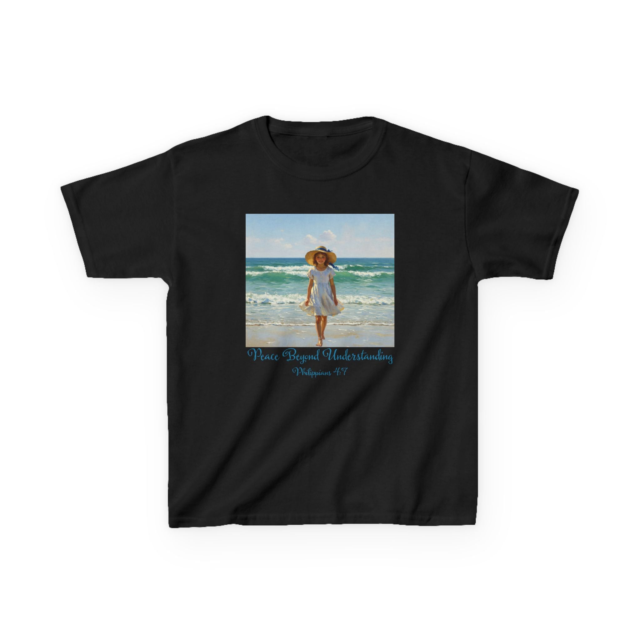 Whimsical Beach Fun Kids Tee, Summer Shirt, Beach Day Tee, Vacation Outfit, Cute Kids Clothing