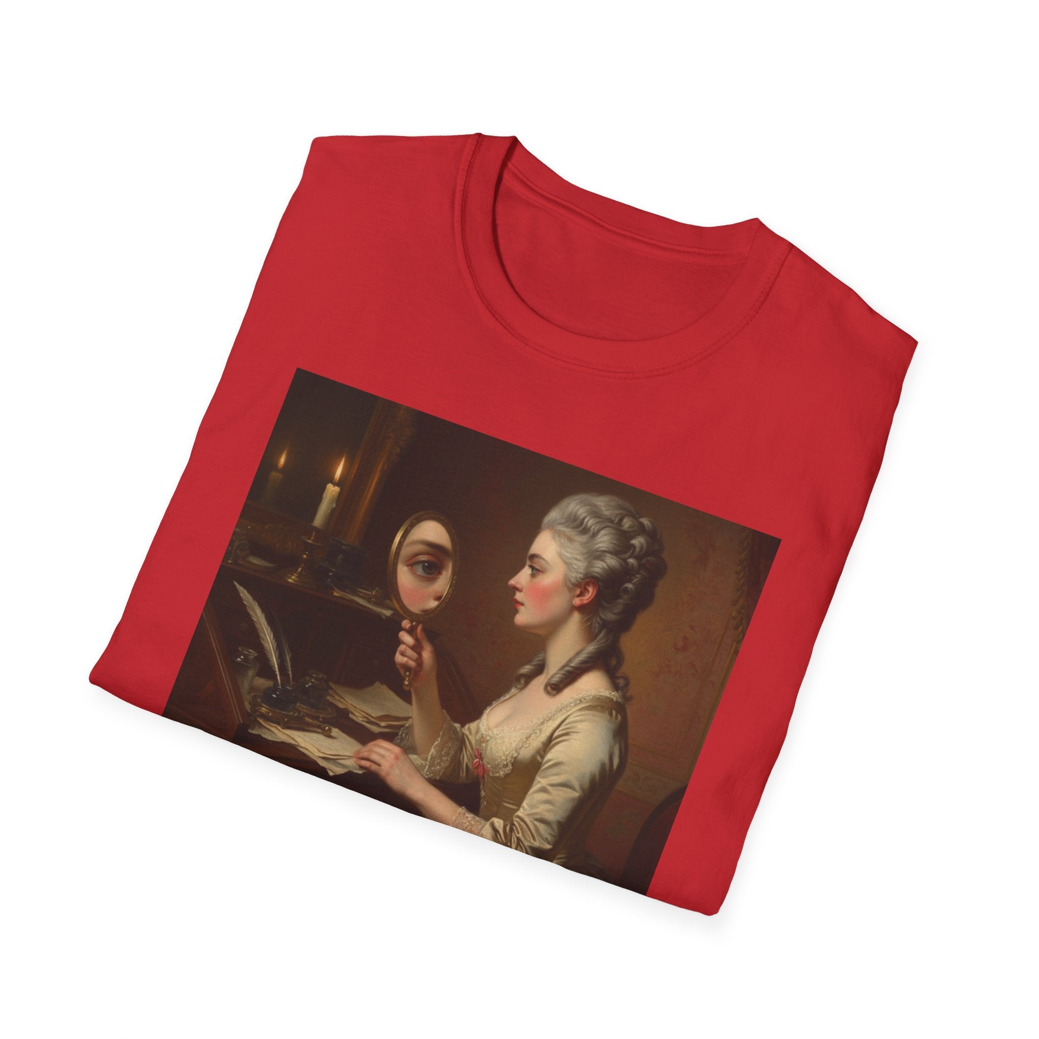 Artistic Vintage T-Shirt with 'A Gaze, Endless Stories' Design, Perfect for Art Lovers, Gifts, Casual Wear, Museum Visits, Art Class