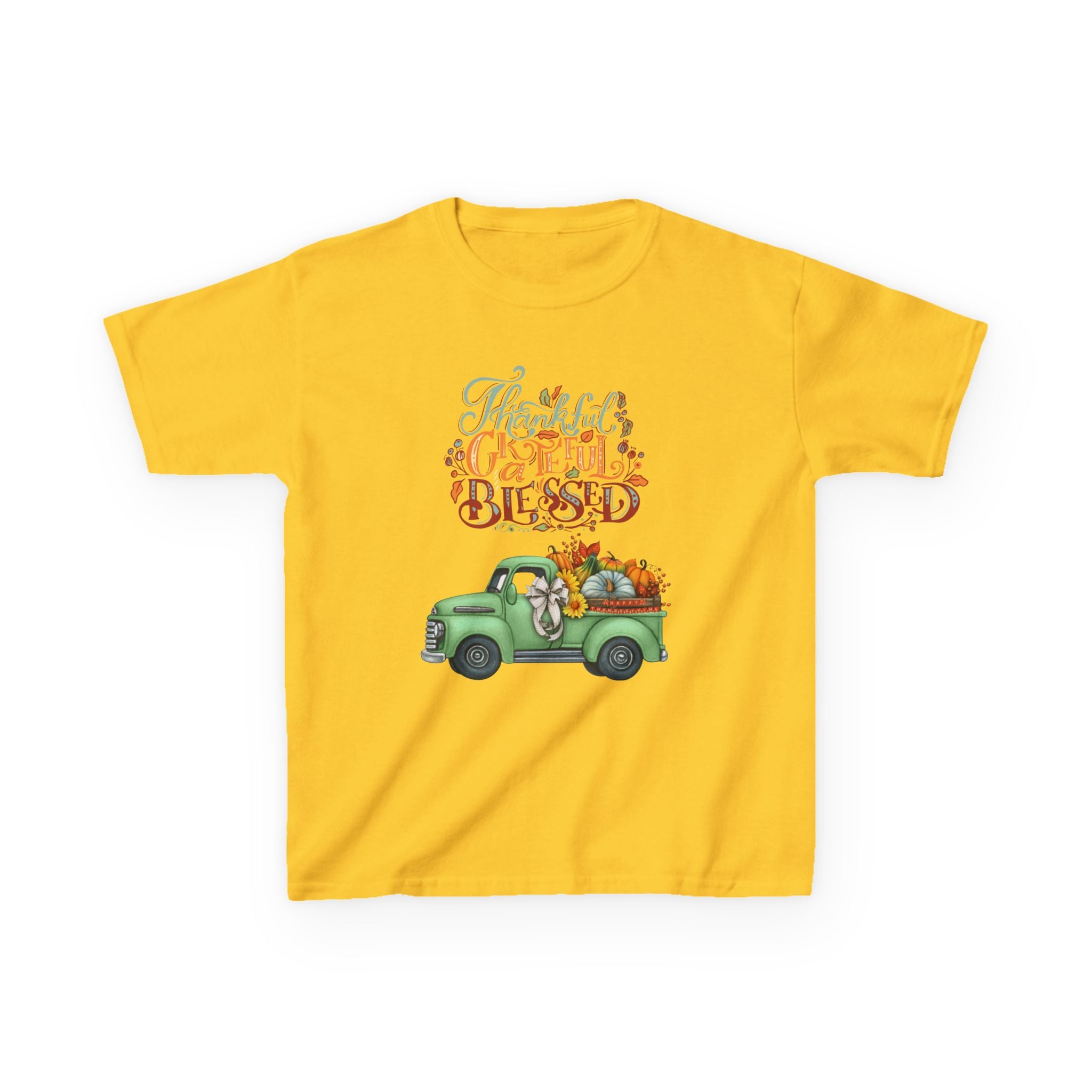Blessed Fall Kids Tee, Adorable Autumn Shirt, Cute Harvest T-Shirt, Thanksgiving Gift for Kids, Comfy Cotton Youth Apparel