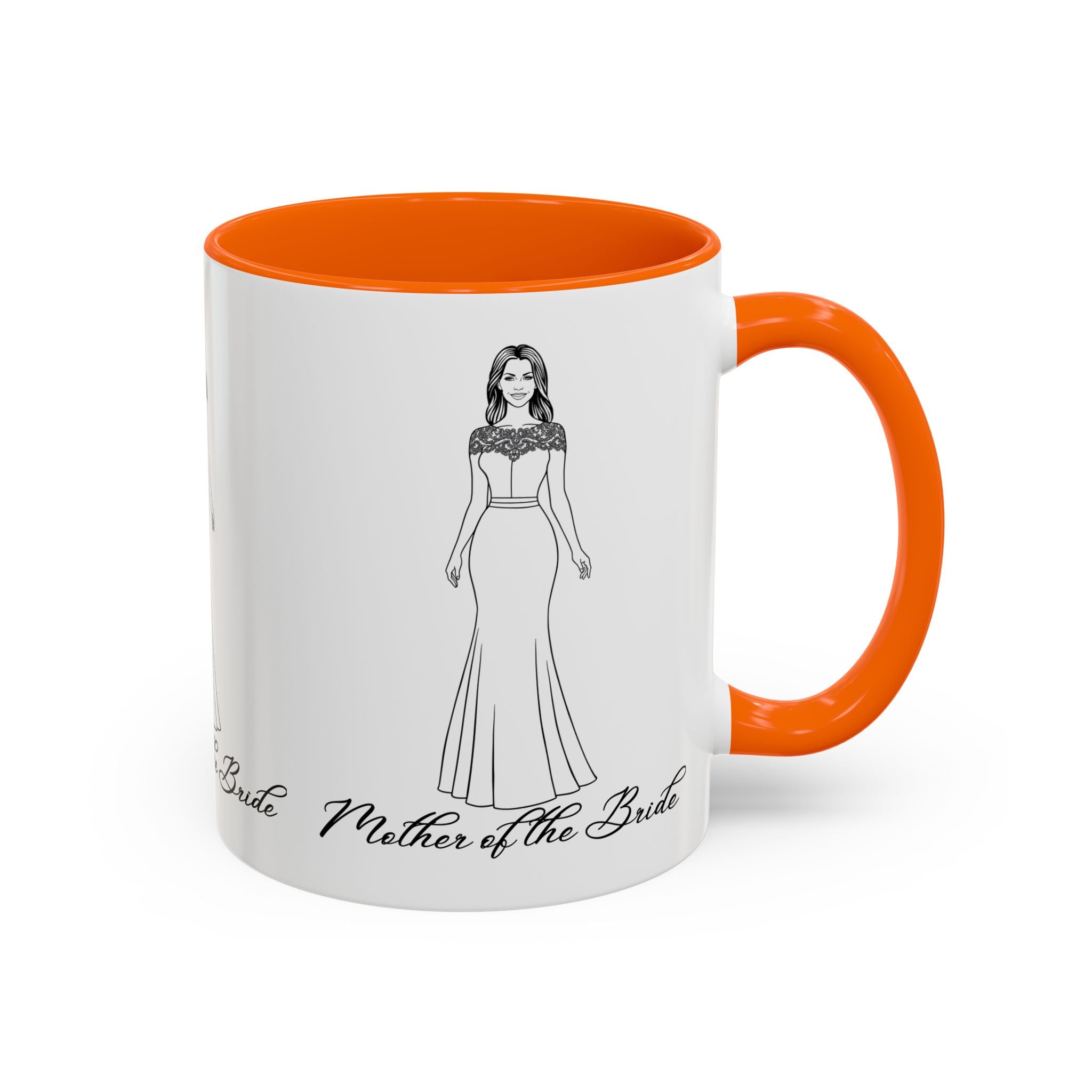 The Mother of the Bride- Accent Coffee Mug (11, 15oz)