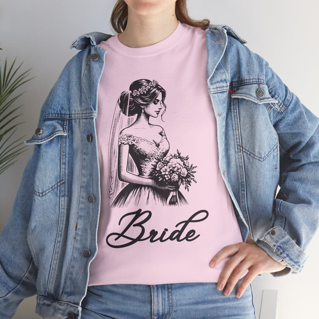 Bride Graphic Tee, Wedding Gift T-Shirt, Bridal Party Apparel, Engagement Celebration Shirt, Bride-to-Be Outfit