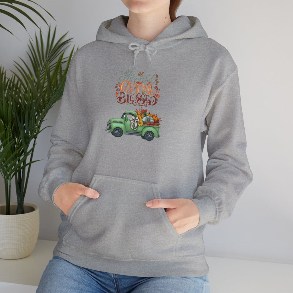 Festive Truck Sweatshirt - Cozy Holiday Hoodie, Winter Gift, Christmas Apparel, Unisex Clothing, Seasonal Fashion