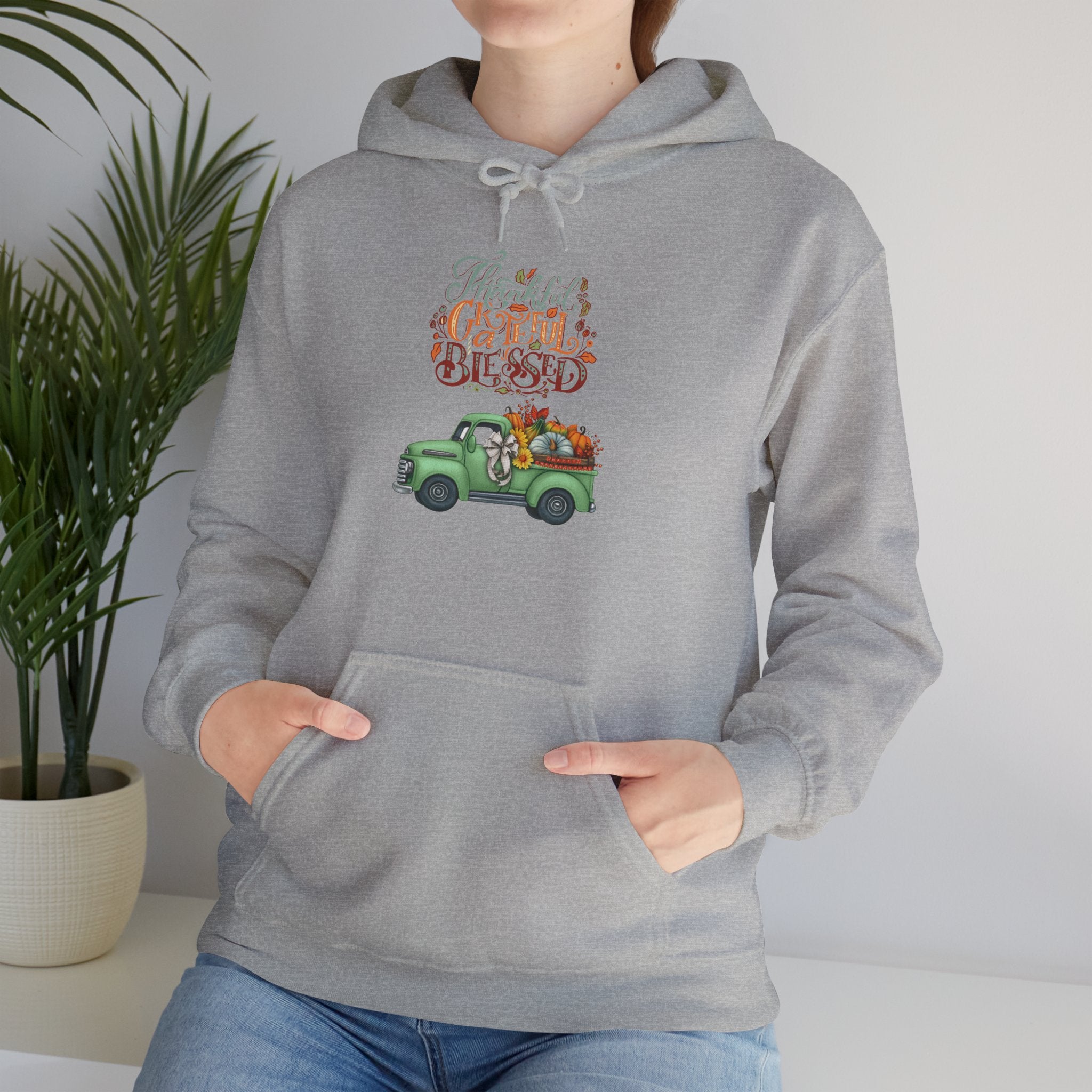 Festive Truck Sweatshirt - Cozy Holiday Hoodie, Winter Gift, Christmas Apparel, Unisex Clothing, Seasonal Fashion