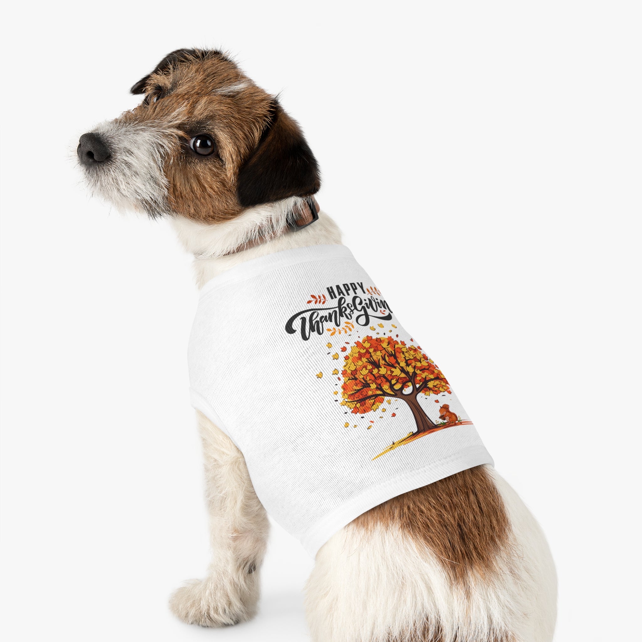 Thanksgiving Pet Tank Top, Dog Shirt, Fall Apparel, Cute Dog Clothes, Pumpkin Spice Season
