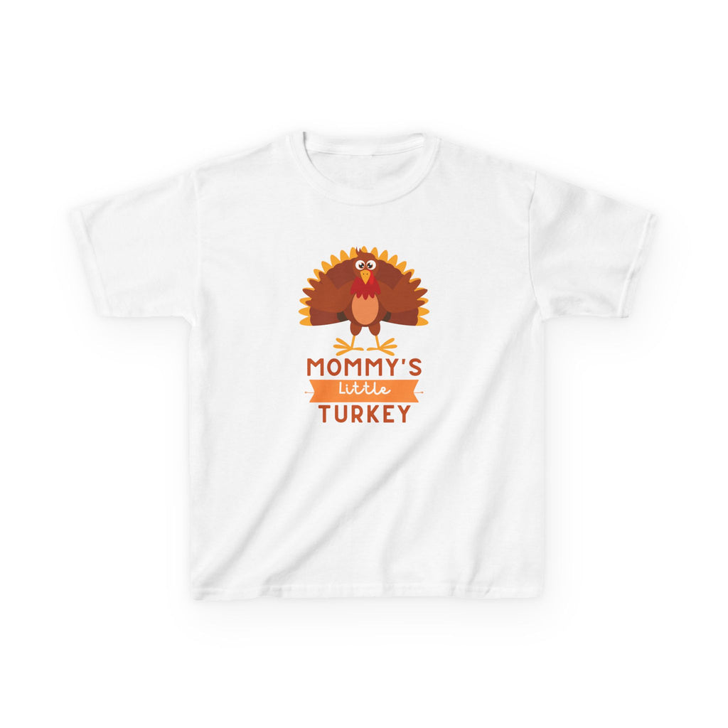 Mommy's Little Turkey Kids Tee - Thanksgiving Gift, Holiday Apparel, Cute Kids Clothing, Family Gathering, Kid's Casual Wear