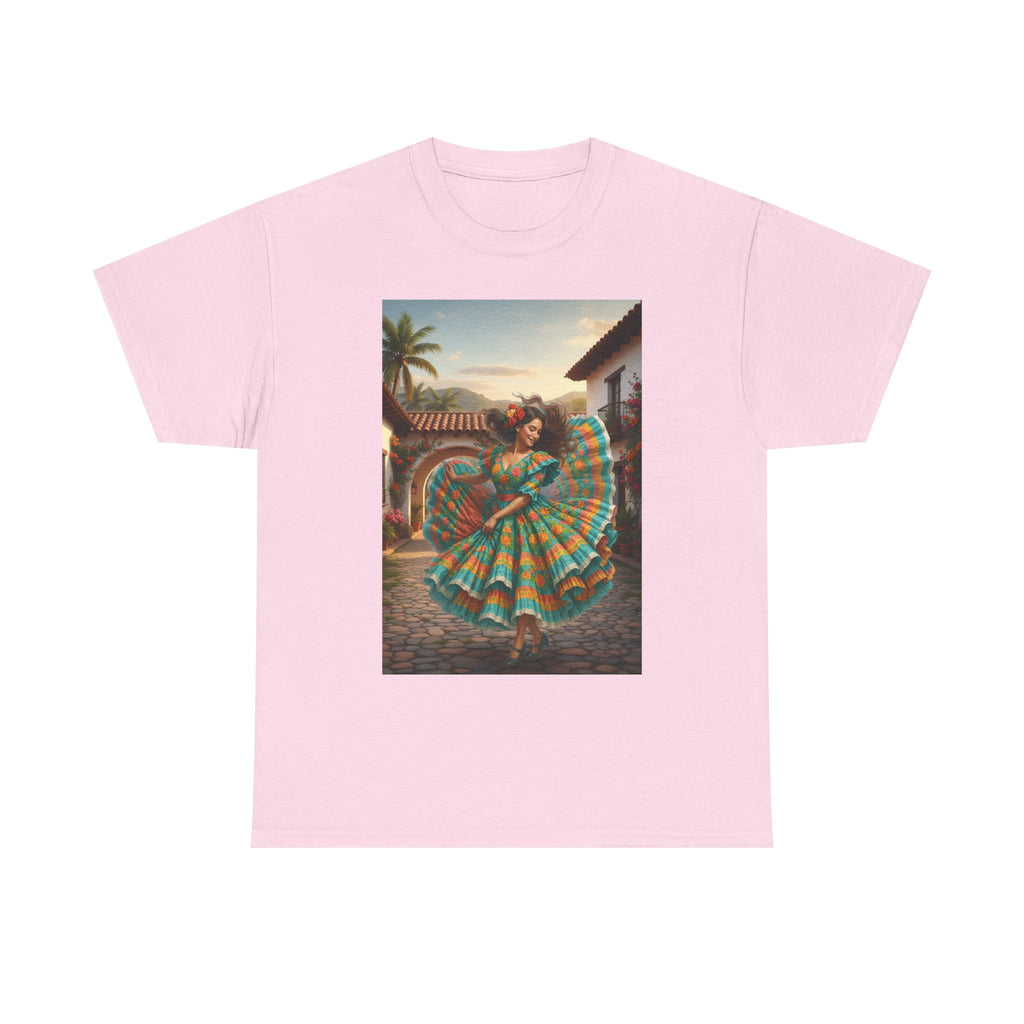 Folklórico Dancer Vibrant Graphic Tee - Perfect for Festivals, Casual Outings, Gifts, Dance Lovers, Unisex Fashion
