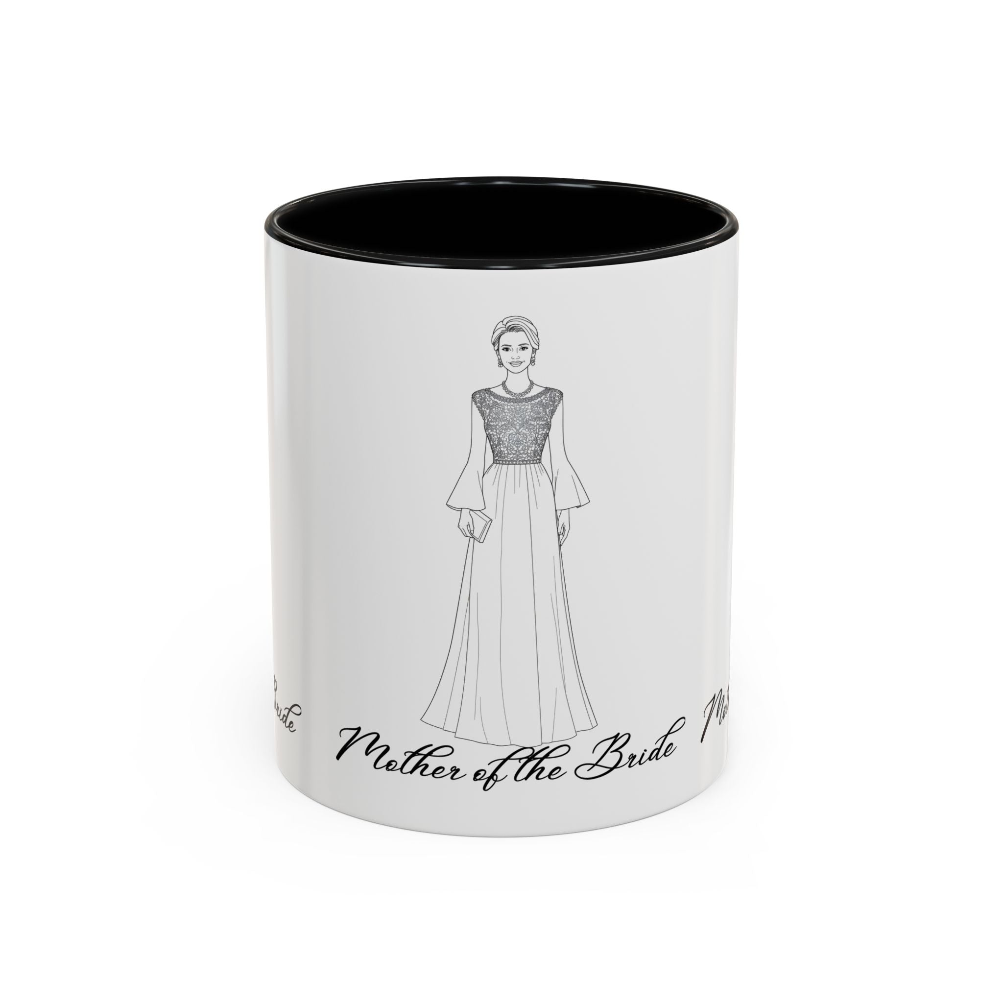 Mother of the Bride -Accent Coffee Mug (11, 15oz)