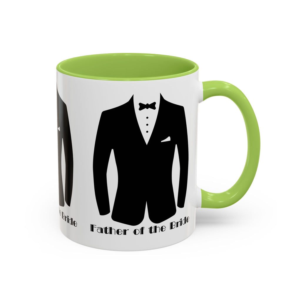 Father of the Bride Mug  11, 15oz| Wedding Day Gift | Elegant Keepsake for Dad