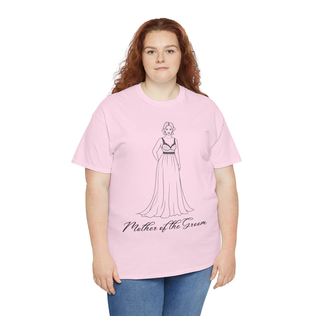 Mother of the Groom Tee, Unisex Cotton Shirt for Weddings, Bridal Parties, Gift for Moms, Casual Wear, Family Gatherings