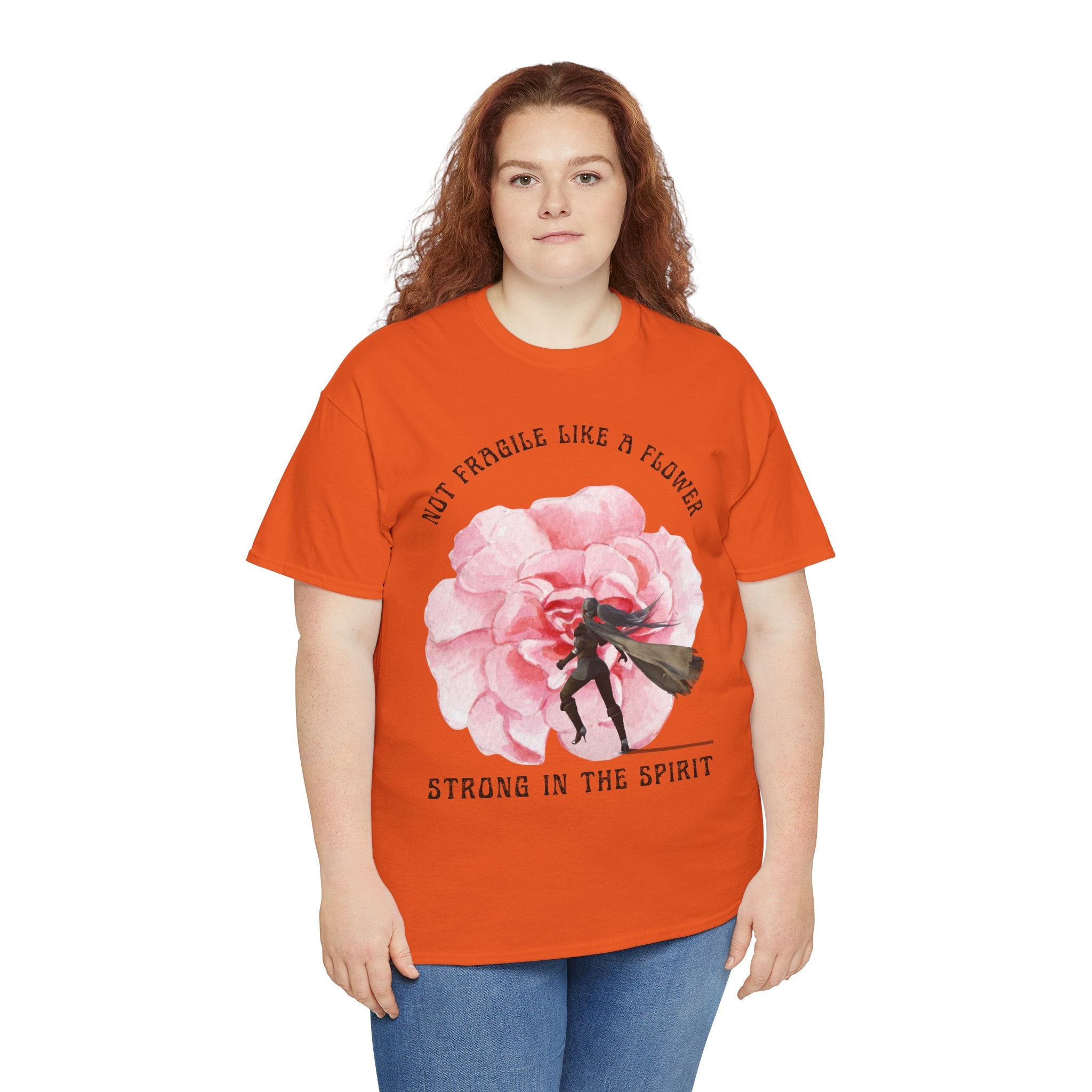 Floral Empowerment Tee, Not Fragile Like a Flower, Strong in the Spirit Shirt, Inspirational Unisex T-Shirt, Gift for Women, [...]