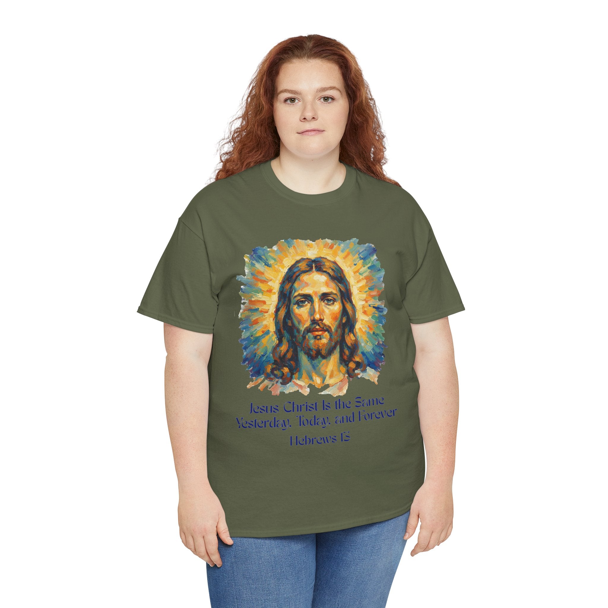 Jesus Portrait – Van Gogh Inspired Style Religious Inspirational Tee - Jesus Christ Design, Faith Shirt, Christian Clothing, Birthday Gift, Everyday Wear