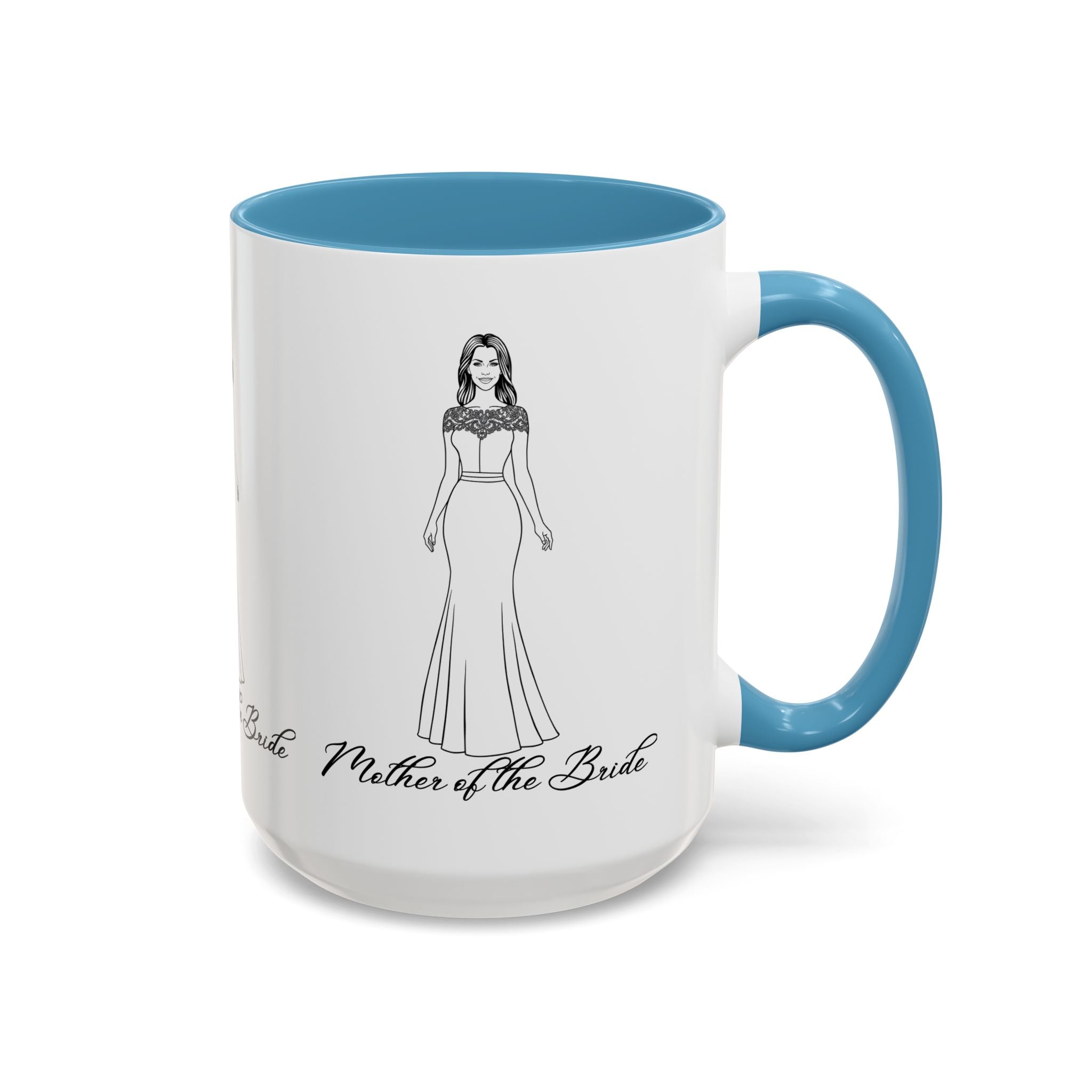 The Mother of the Bride- Accent Coffee Mug (11, 15oz)