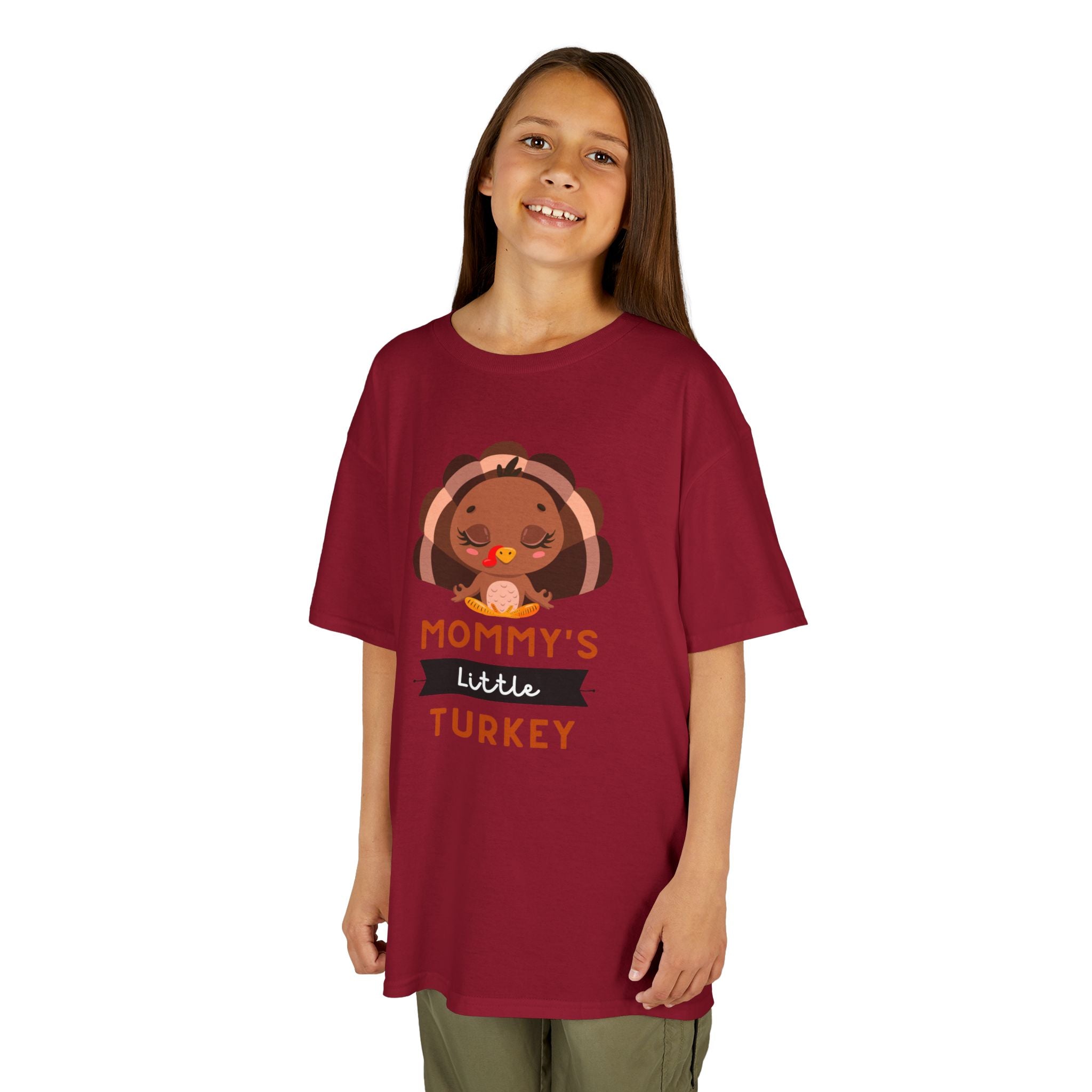 Kids Thanksgiving Tee, Mommy's Little Turkey Shirt, Fall Holiday Outfit, Thanksgiving Gift, Adorable Kids Fashion
