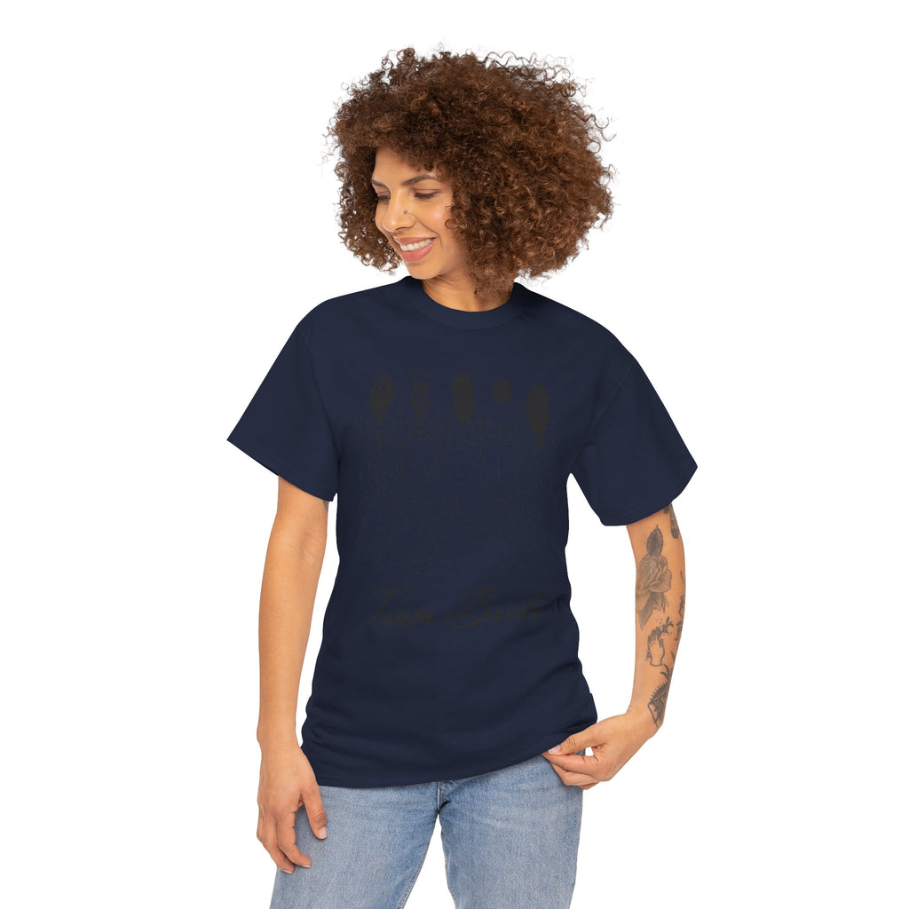 Team Bride Unisex Heavy Cotton Tee - Perfect for Weddings, Bridal Showers, Engagements, Bachelorette Parties, Group Celebrations