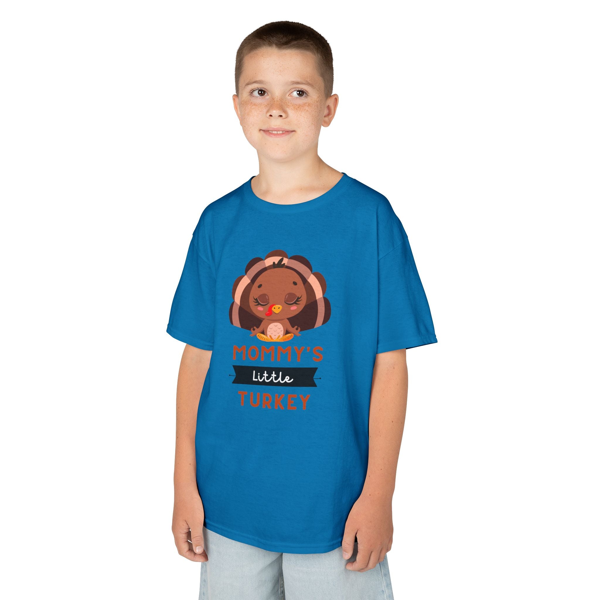 Kids Thanksgiving Tee, Mommy's Little Turkey Shirt, Fall Holiday Outfit, Thanksgiving Gift, Adorable Kids Fashion