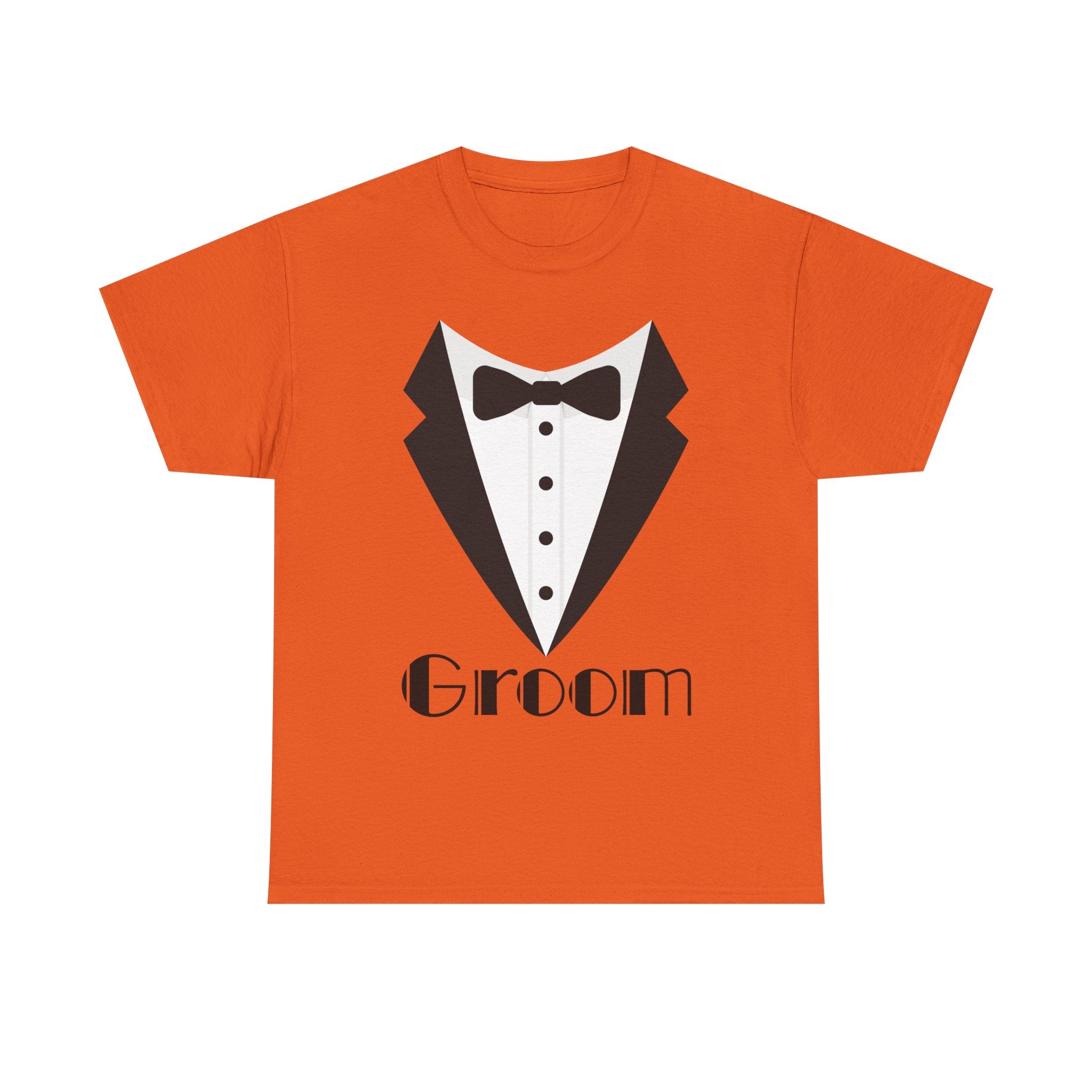 Groom T-Shirt, Unisex Heavy Cotton Tee for Weddings, Bachelor Parties, Groomsmen Gifts, Casual Wear, Bridal Showers