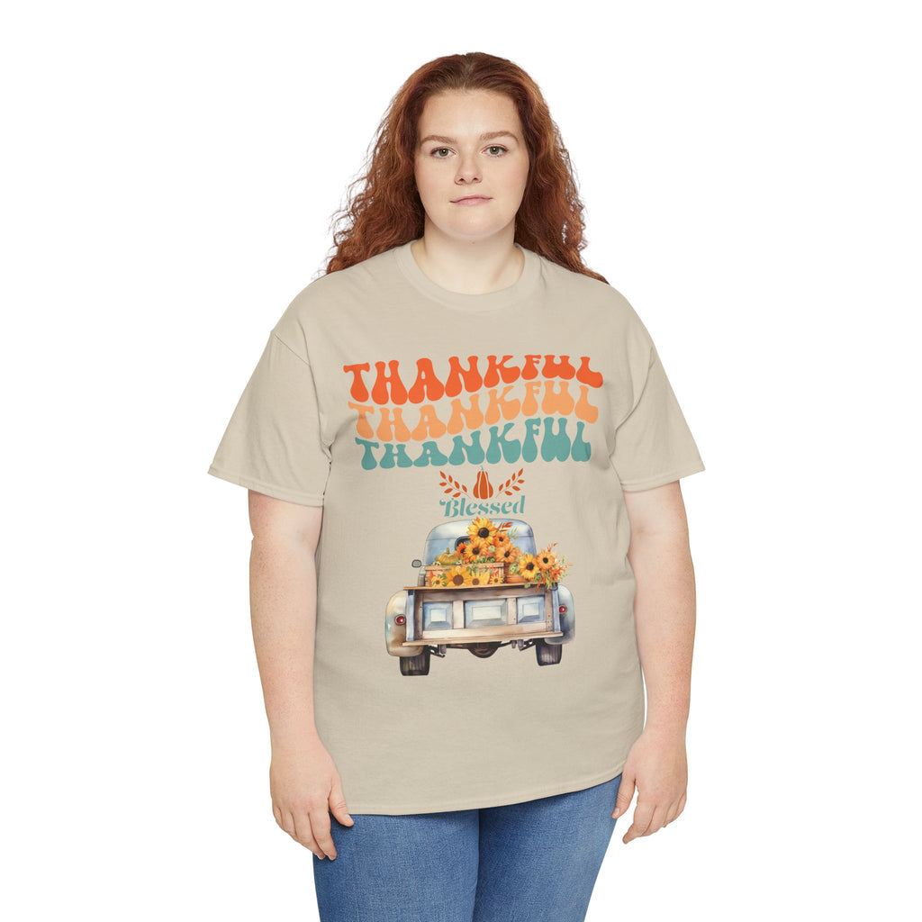 Thankful Vibes Unisex Tee - Perfect for Thanksgiving, Gratitude, Casual Wear, Gifts, Summer Days