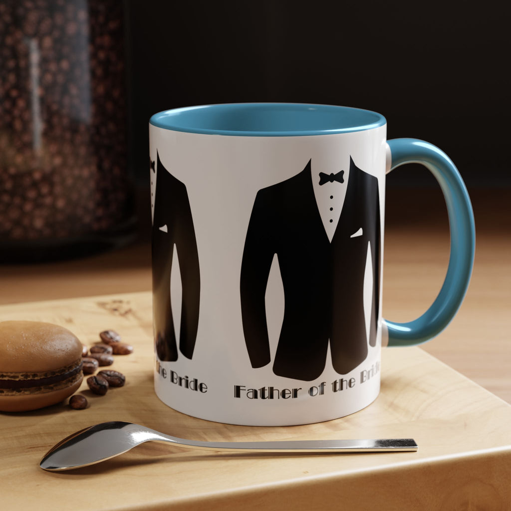 Father of the Bride Mug  11, 15oz| Wedding Day Gift | Elegant Keepsake for Dad