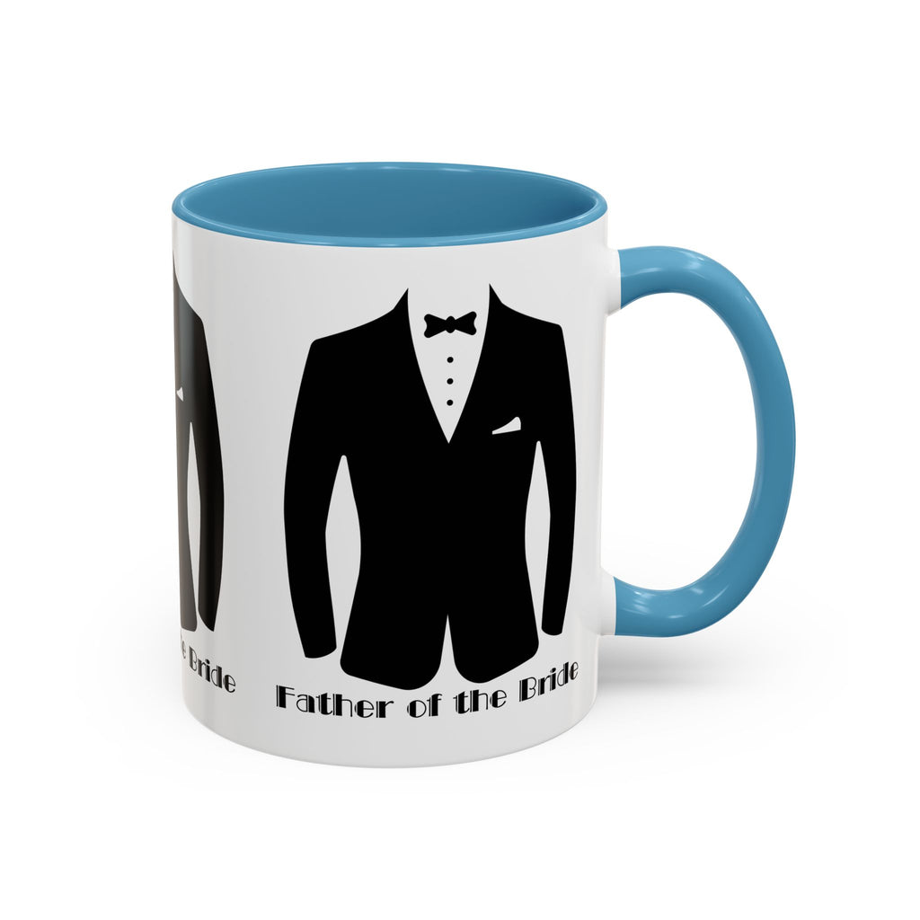 Father of the Bride Mug  11, 15oz| Wedding Day Gift | Elegant Keepsake for Dad