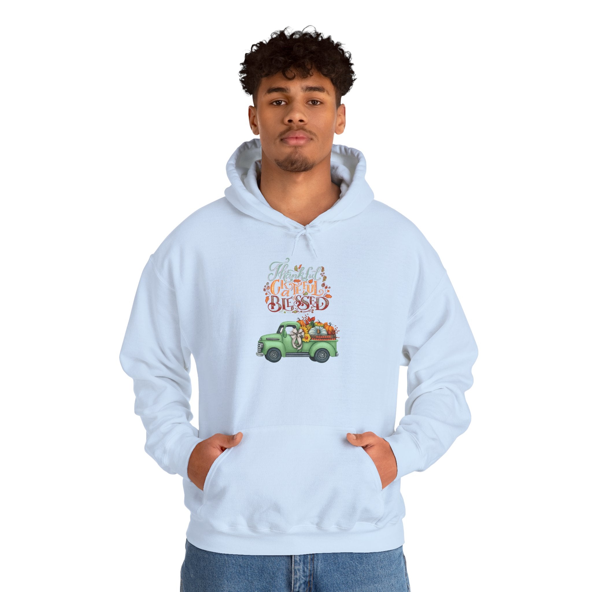 Festive Truck Sweatshirt - Cozy Holiday Hoodie, Winter Gift, Christmas Apparel, Unisex Clothing, Seasonal Fashion