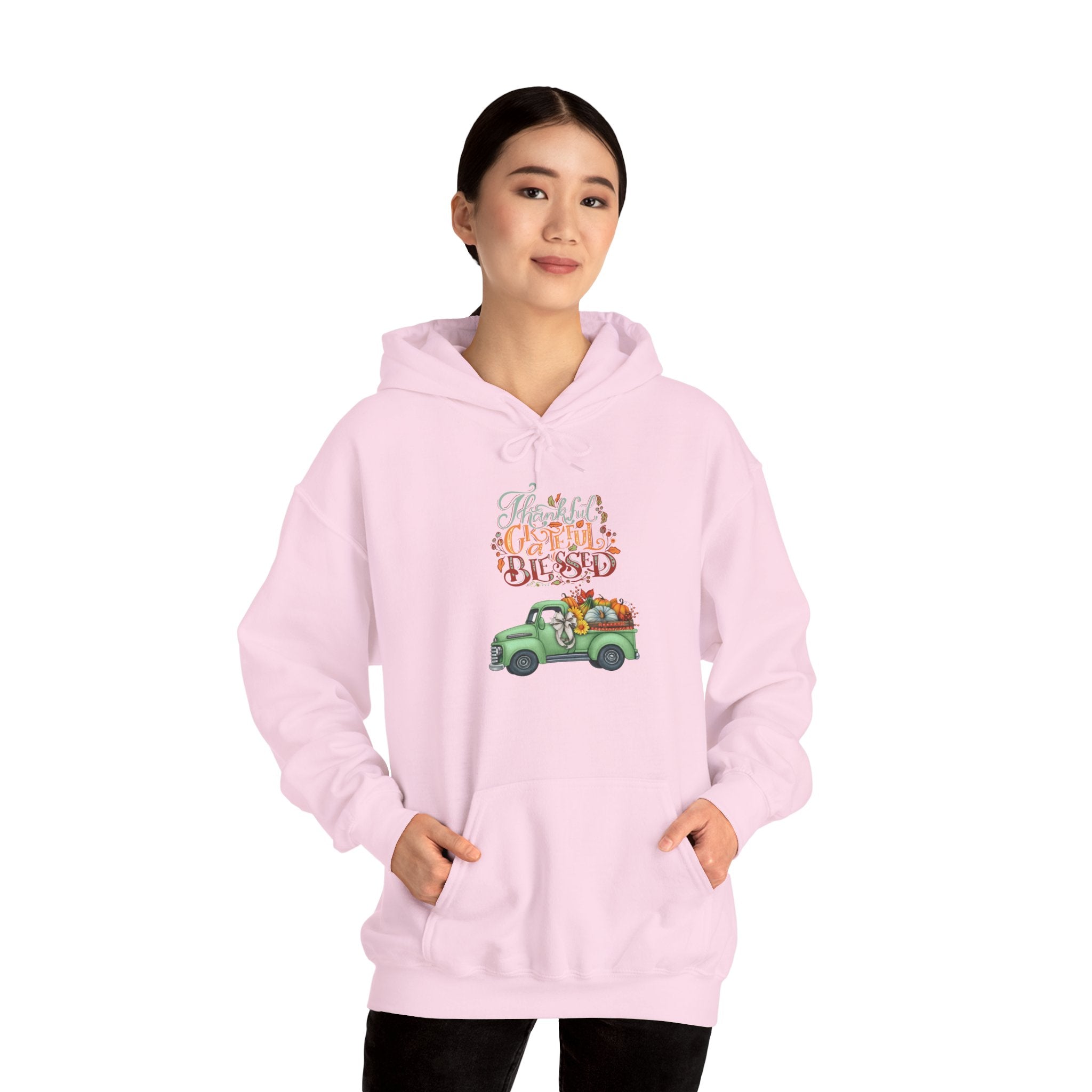 Festive Truck Sweatshirt - Cozy Holiday Hoodie, Winter Gift, Christmas Apparel, Unisex Clothing, Seasonal Fashion