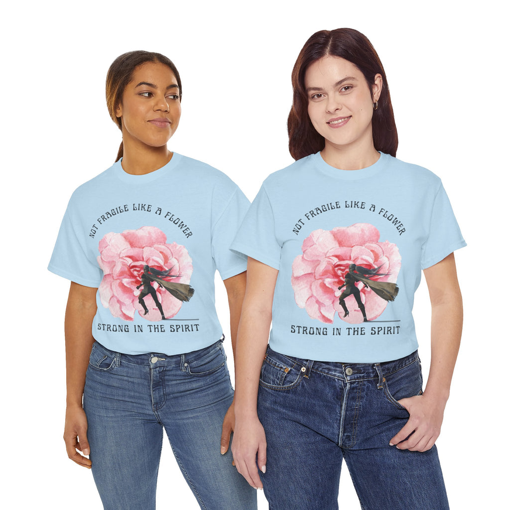 Floral Empowerment Tee, Not Fragile Like a Flower, Strong in the Spirit Shirt, Inspirational Unisex T-Shirt, Gift for Women, [...]