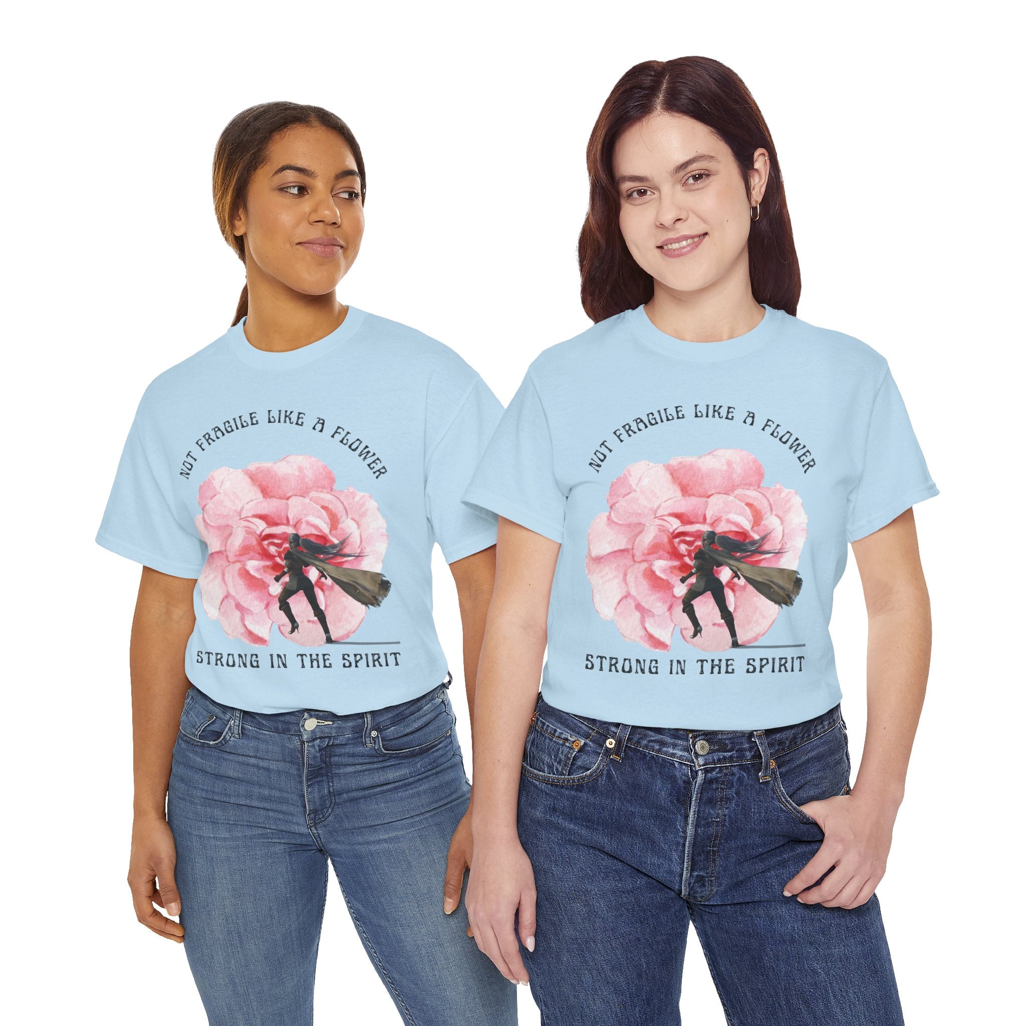 Floral Empowerment Tee, Not Fragile Like a Flower, Strong in the Spirit Shirt, Inspirational Unisex T-Shirt, Gift for Women, [...]