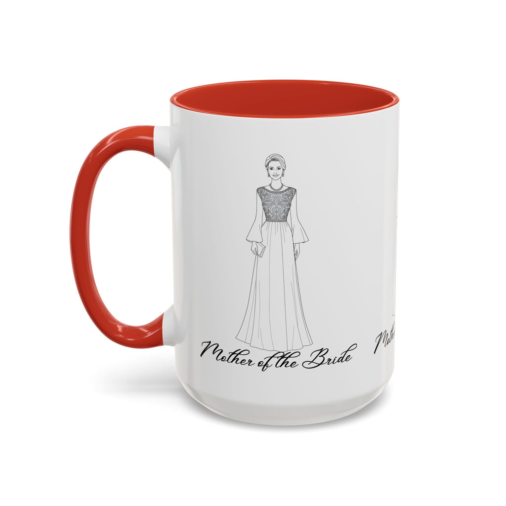 Mother of the Bride -Accent Coffee Mug (11, 15oz)