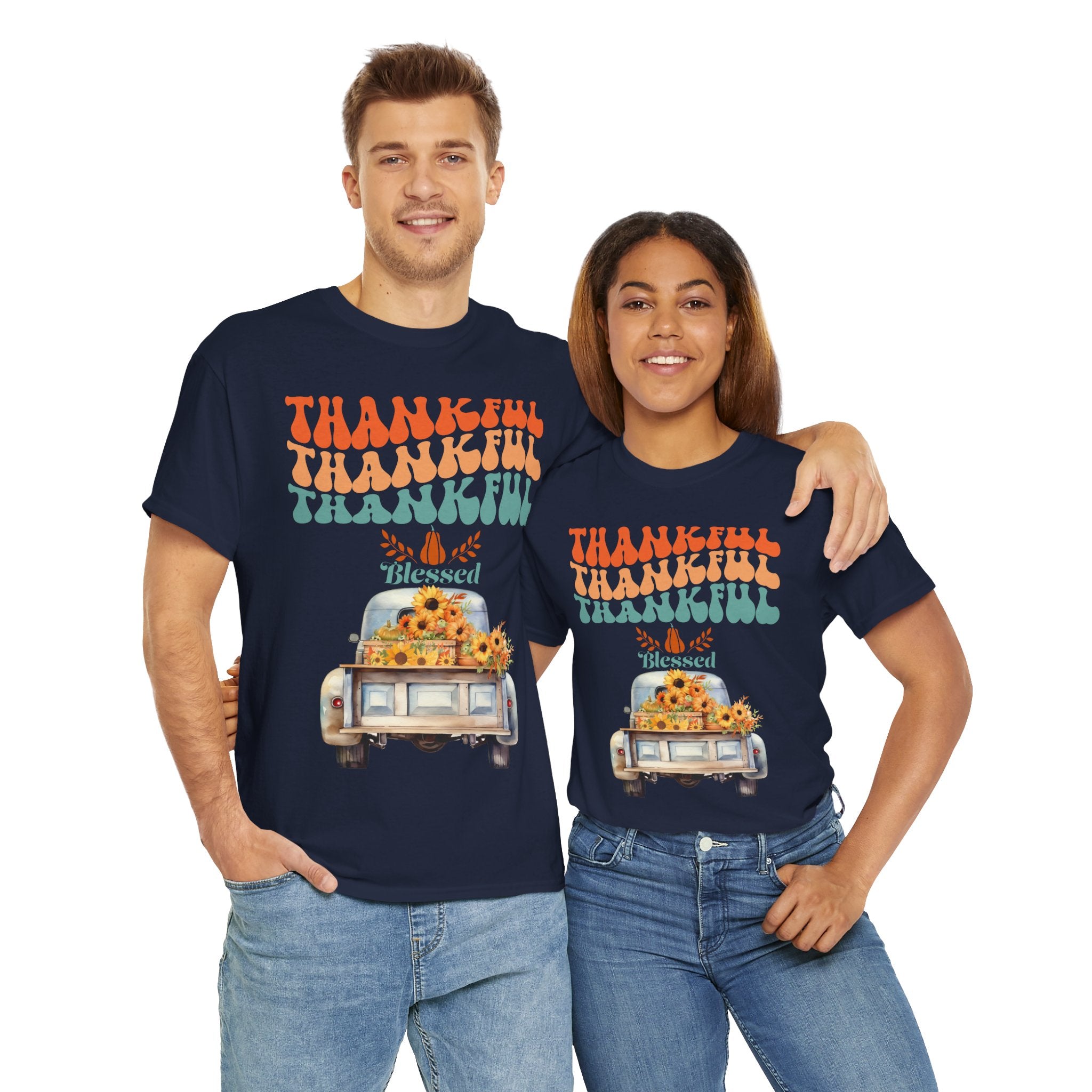 Thankful Vibes Unisex Tee - Perfect for Thanksgiving, Gratitude, Casual Wear, Gifts, Summer Days