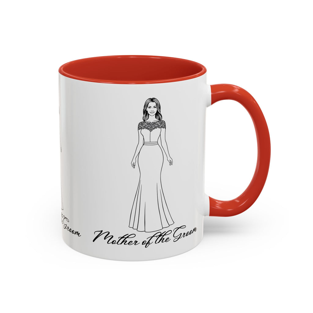 Mother of the Groom Mug-Accent Coffee Mug (11, 15oz)
