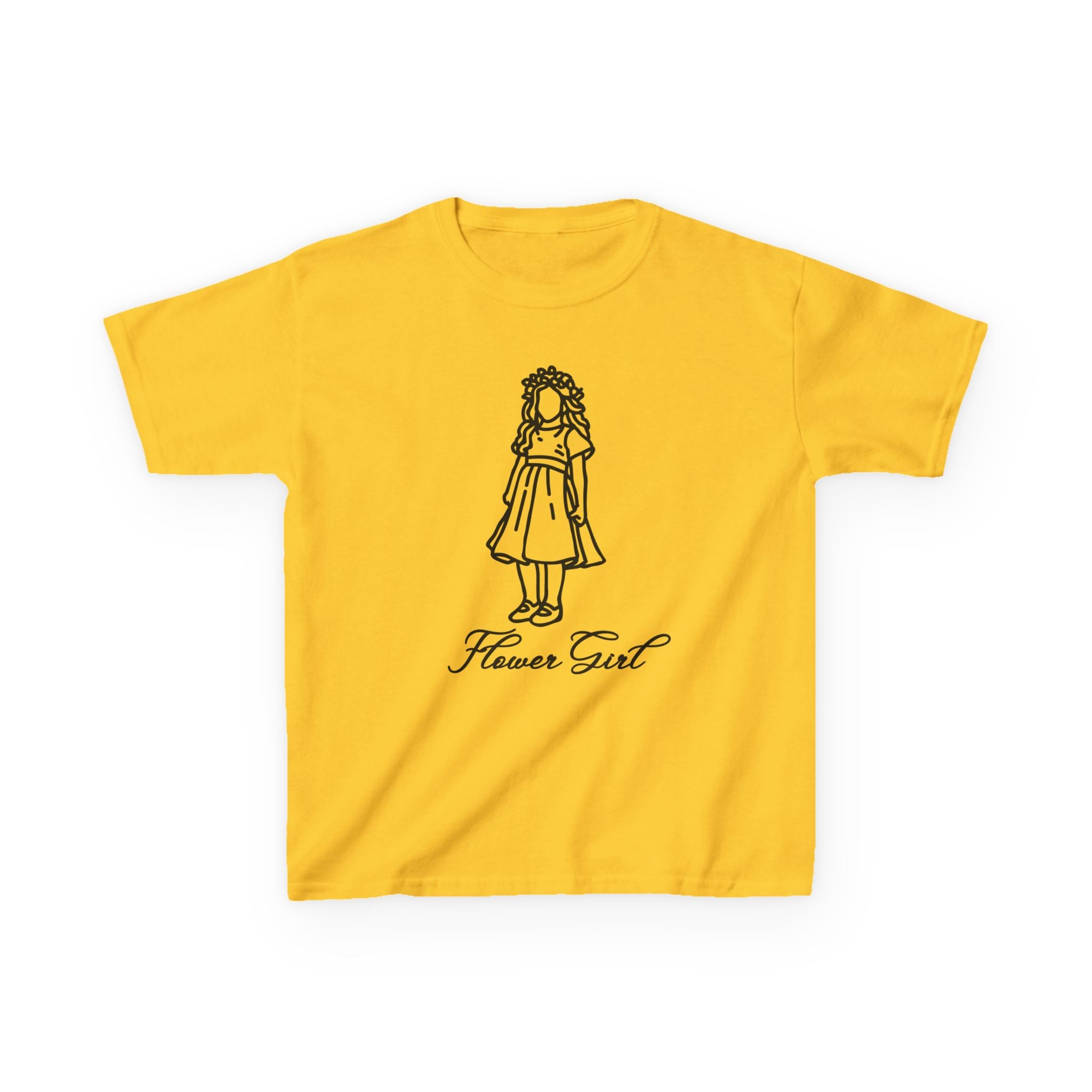 Kids Flower Girl Tee, Cute Flower Girl Shirt, Toddler Wedding Outfit, Summer Casual Kids Tee, Gifts for Flower Girls