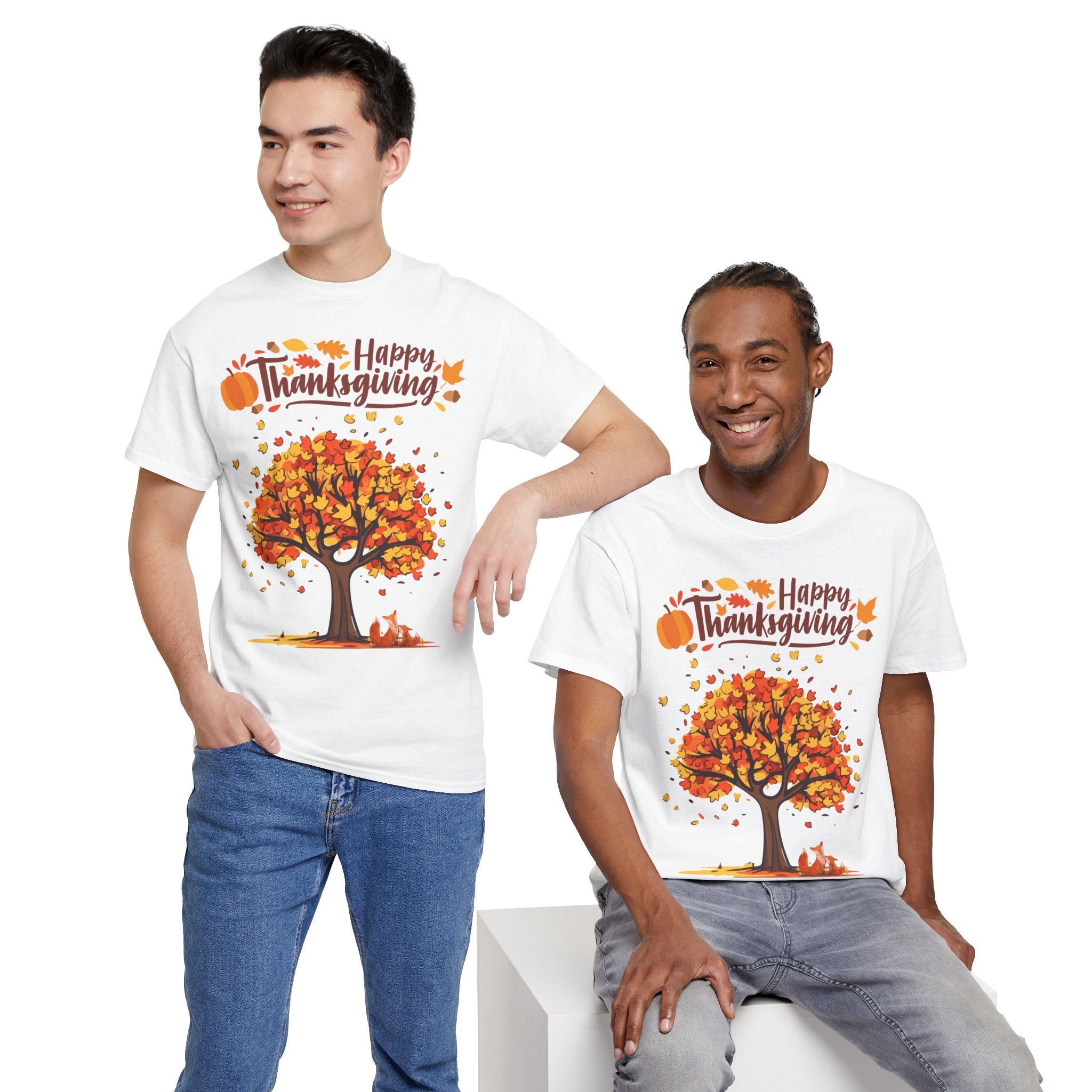 Thanksgiving Tree Tee, Autumn Shirt, Fall Apparel, Family Gathering Top, Seasonal Wear, Thanksgiving Gift